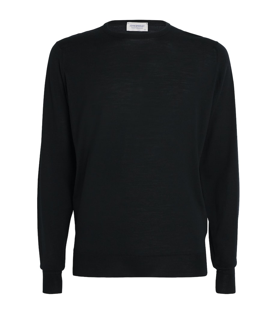 Extra Fine Merino Wool Sweater BLACK Image 1