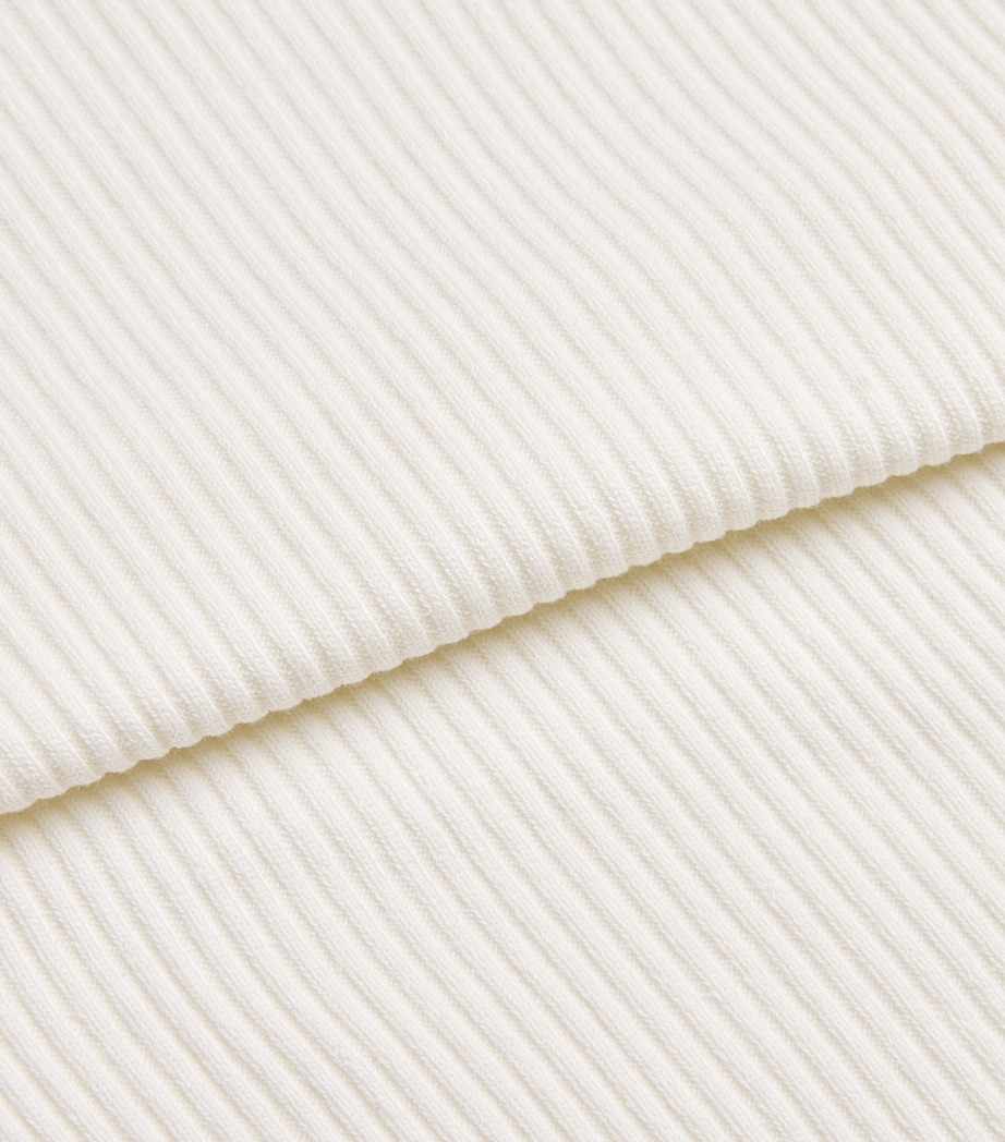 Ribbed Bina Crewneck Top PASHMINA (OFF WHITE) Image 5