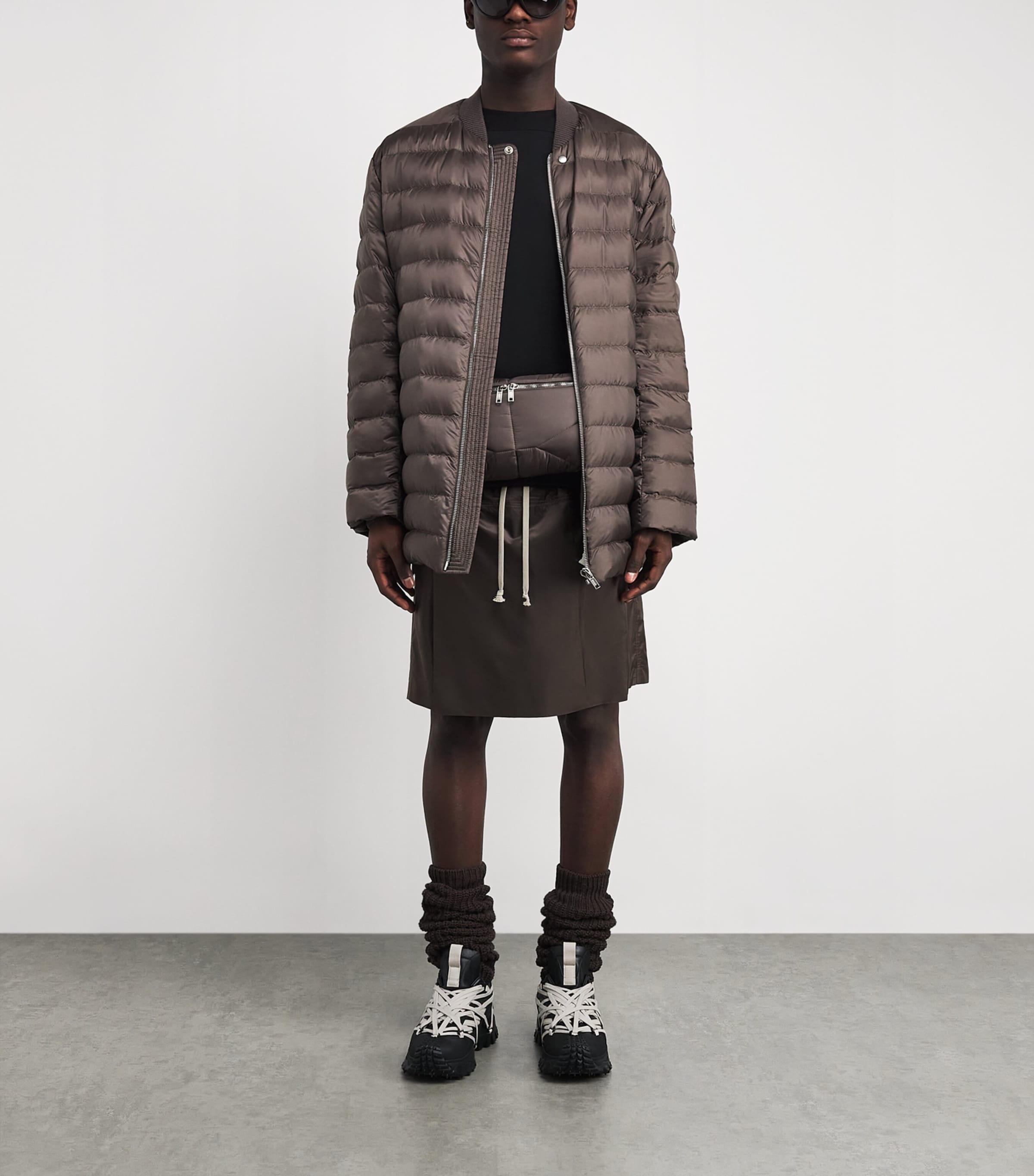 x Moncler Temple Kilt Shorts 828 - DARK DUST Image 2