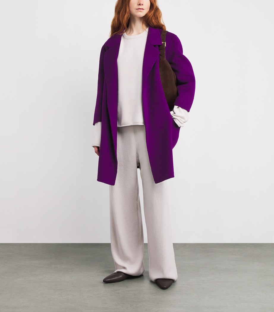 Cashmere Passy Coat PURPLE Image 2