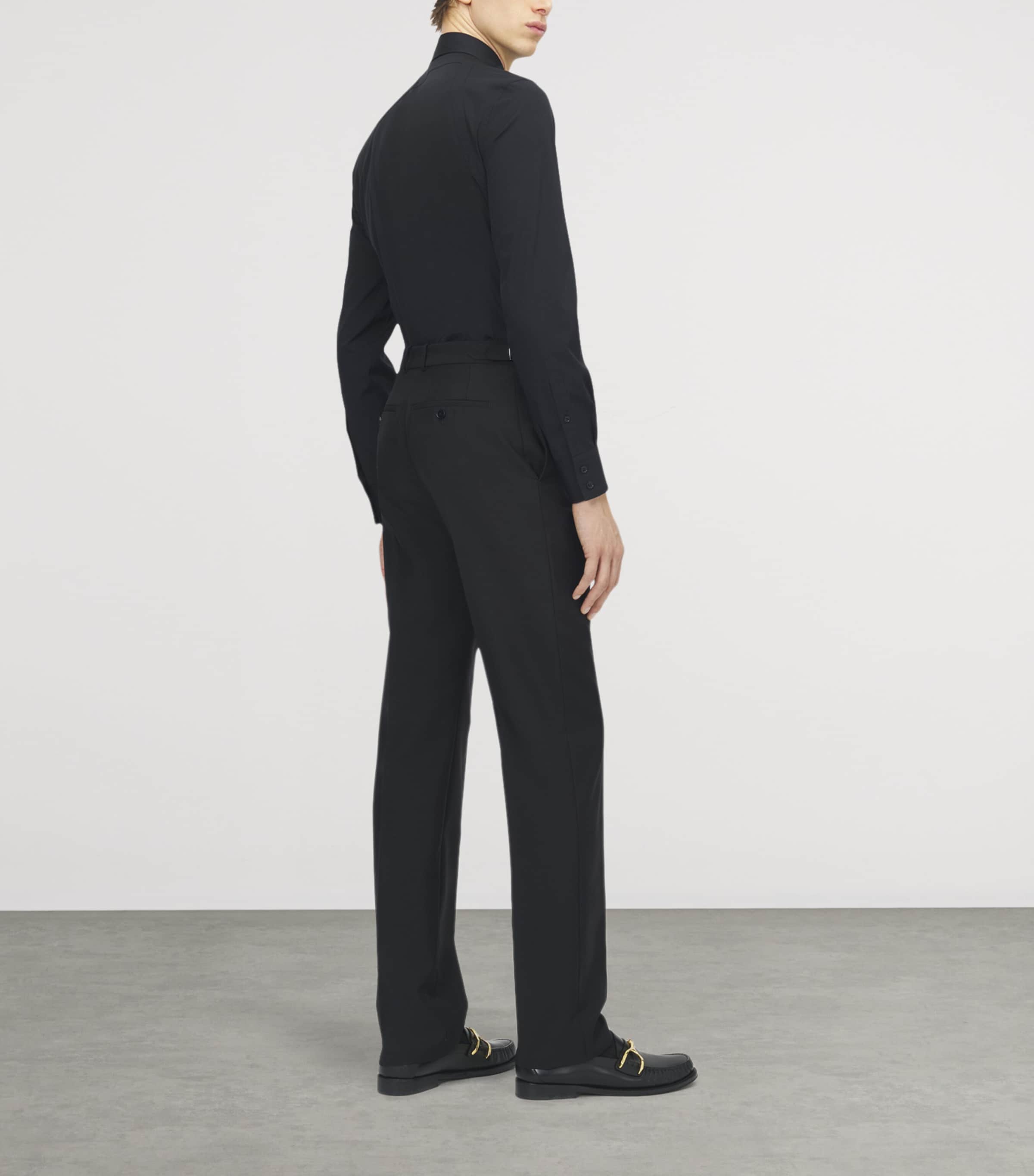 McQueen Mens Chain-Embellished Shirt Image 3