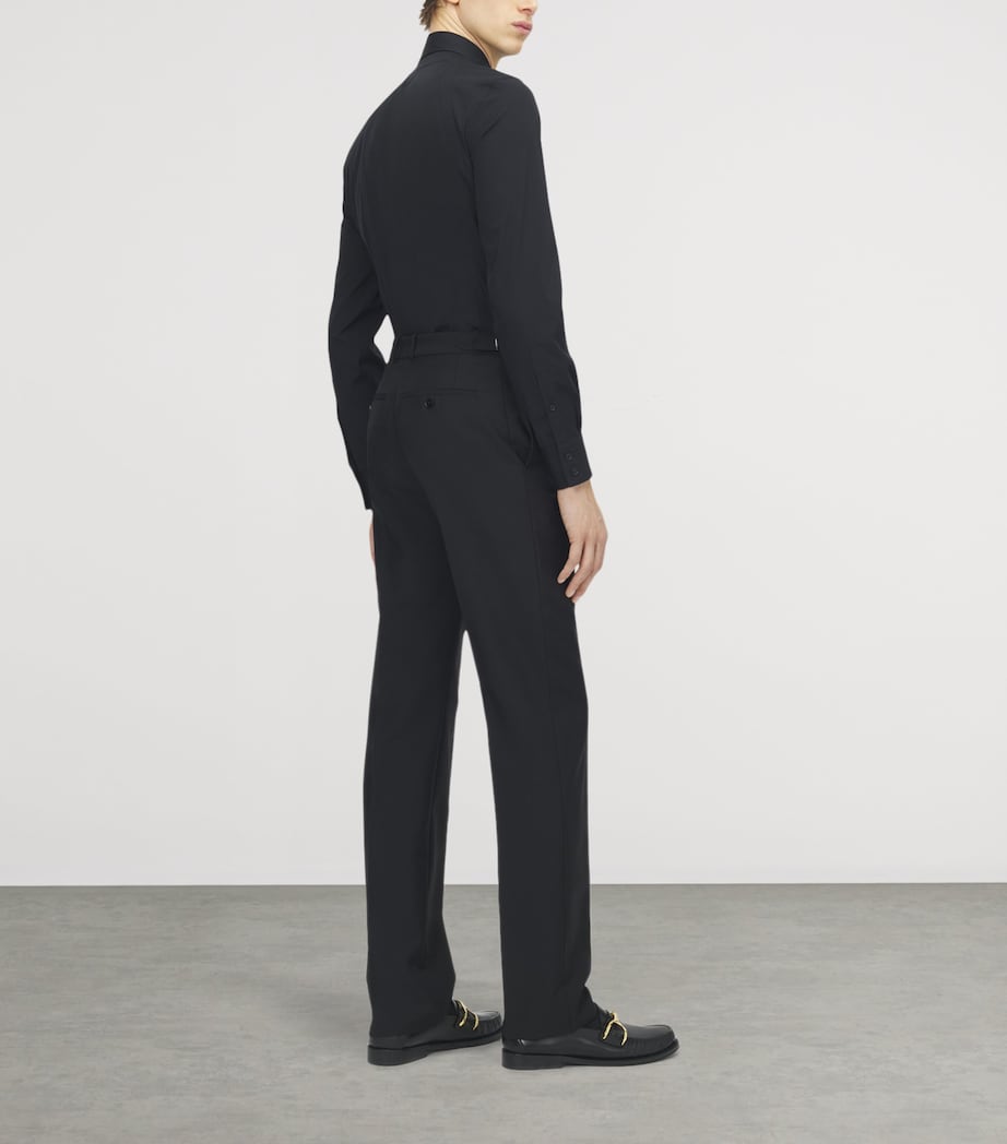 McQueen Mens Chain-Embellished Shirt Image 3