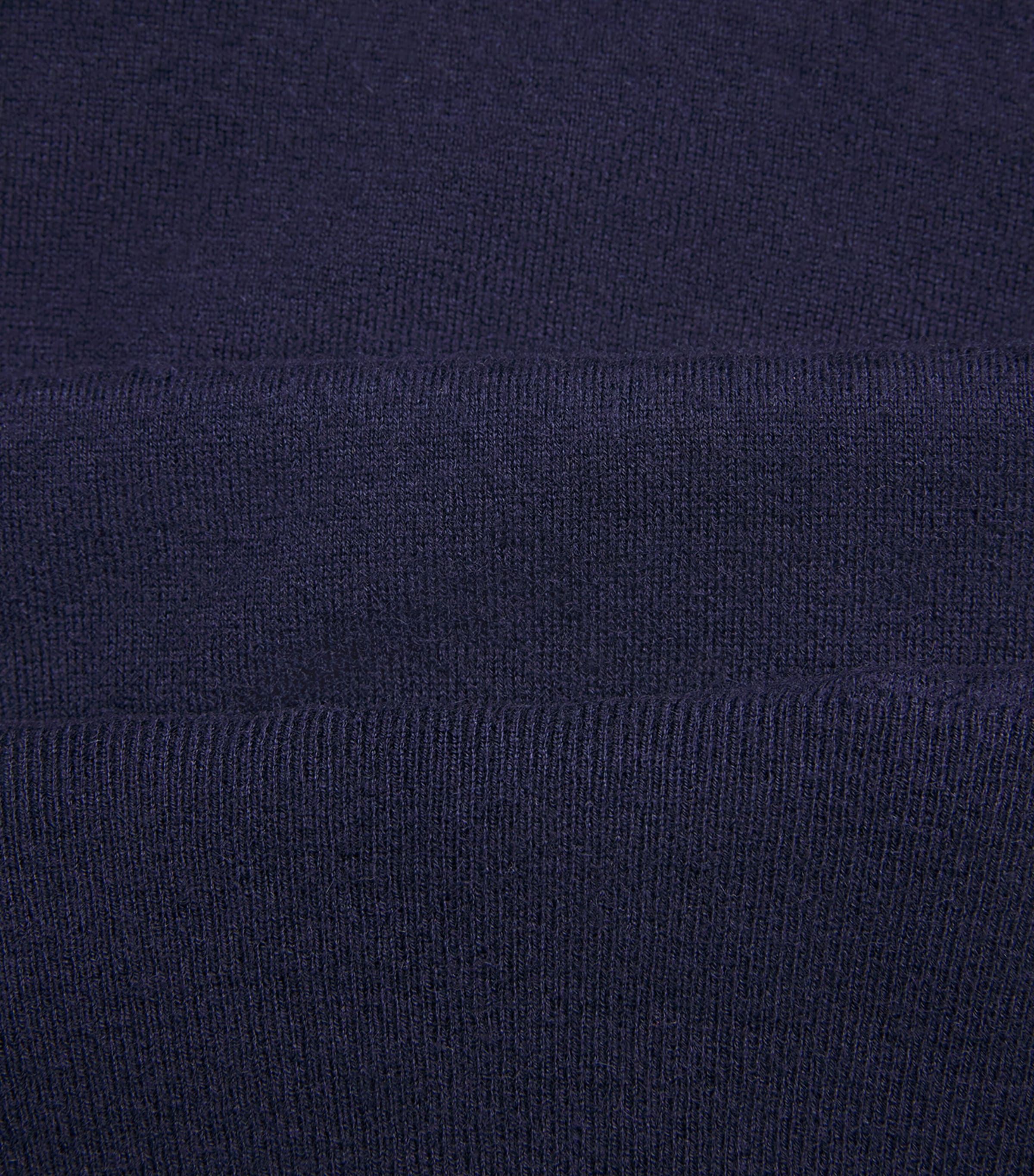 Cashmere Short-Sleeve Sweater NAVY Image 5