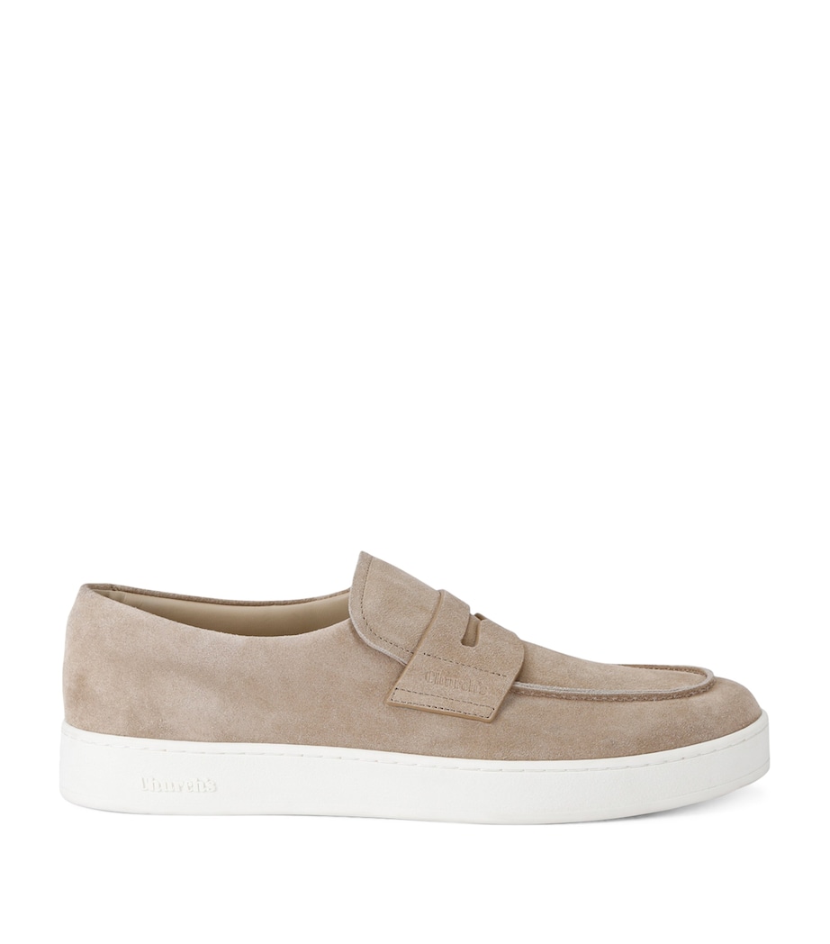 Church's Mens Suede Nailsea Loafers Beige Image 1