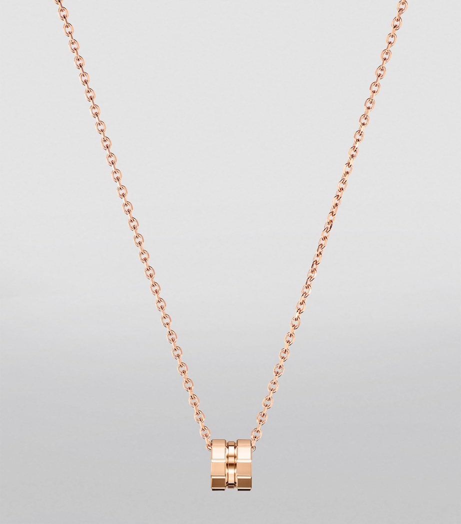 Rose Gold Ice Cube Necklace 18K ROSE GOLD Image 4