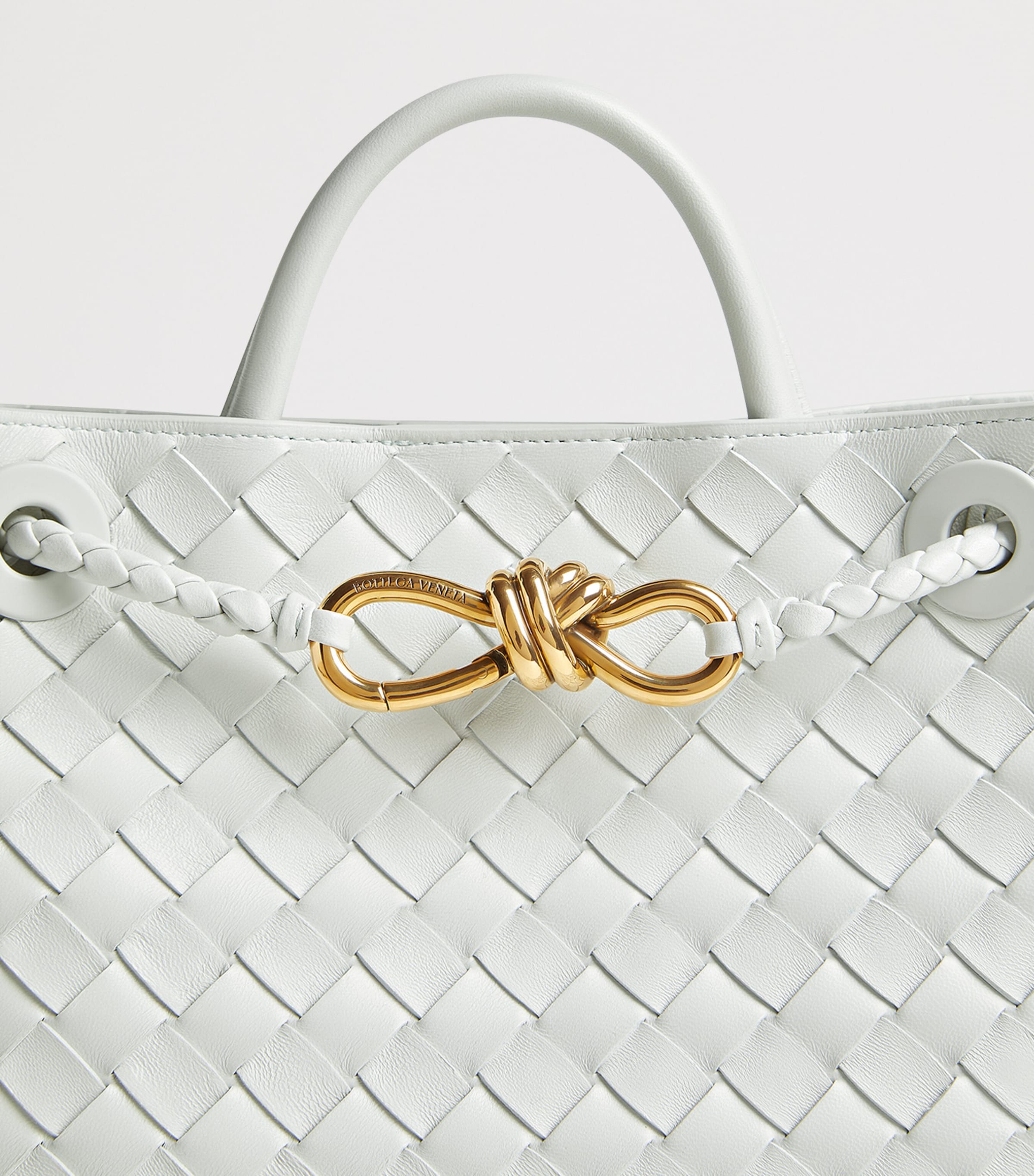 Small Intrecciato Leather Andiamo Top-Handle Bag 1951 Image 5