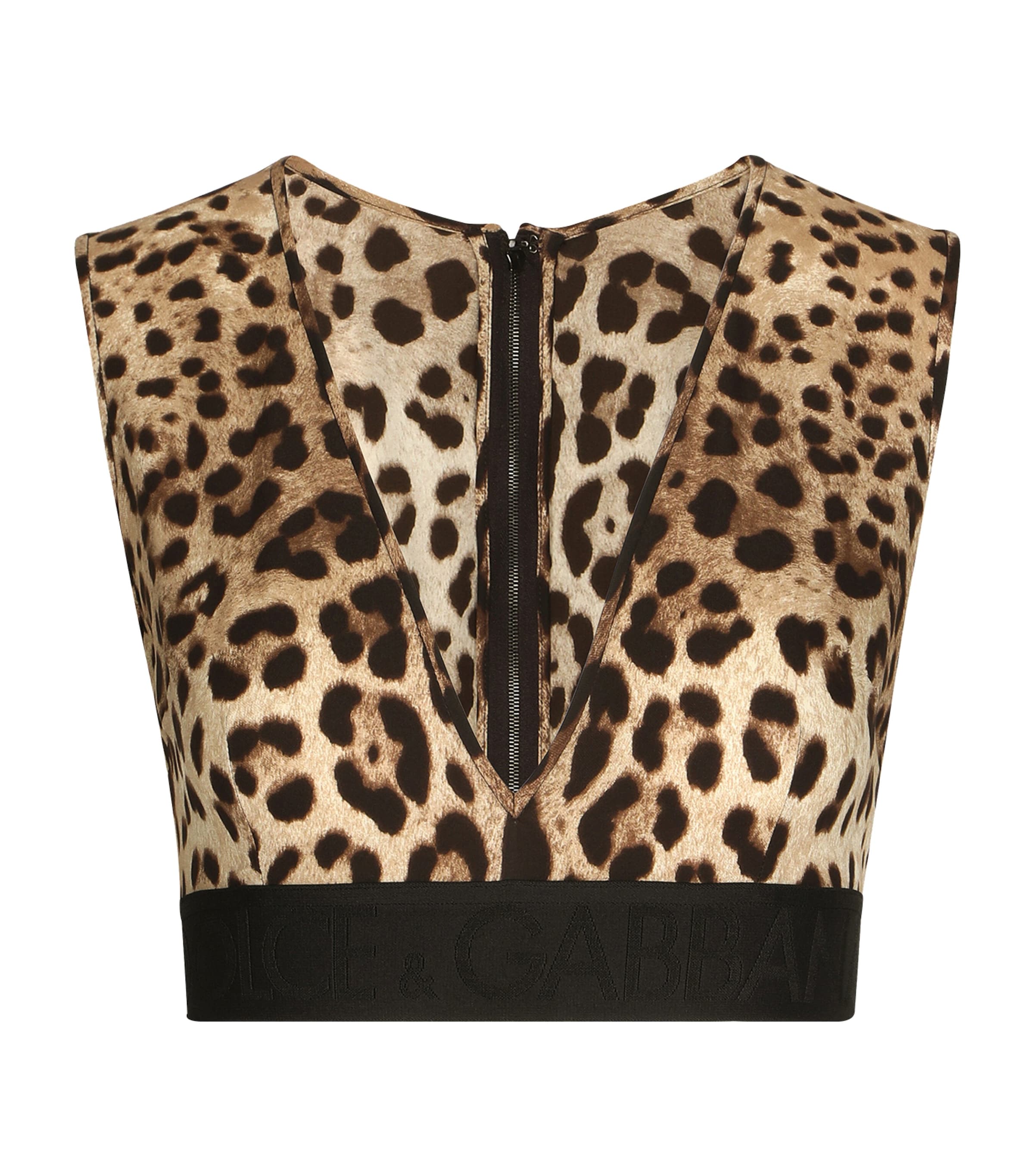 Dolce & Gabbana Leopard Print Vest