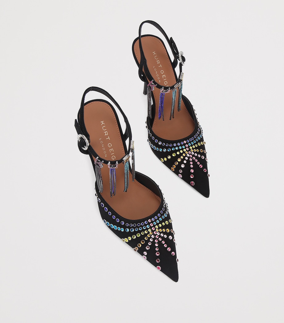 Crystal-Embellished Heels BLACK/COMB Image 4