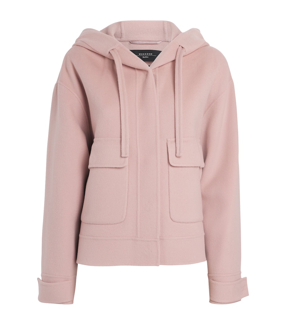 Wool-Blend Hooded Jacket POWDER Image 1