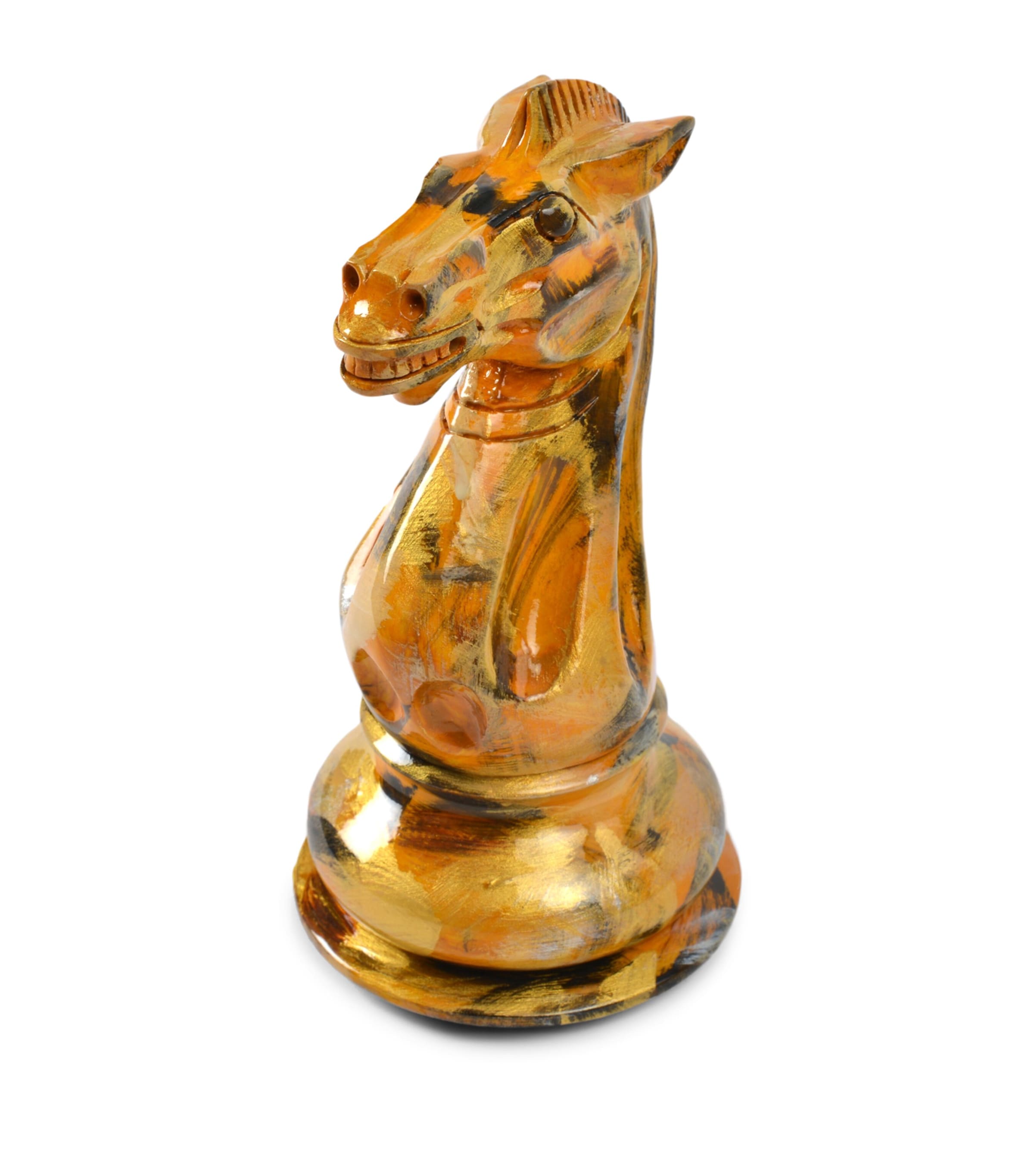 Purling x Olivia Pilling Knight Chess Ornament (15cm) | Home Accessories | Ornaments | Luxury Games | Chess Sets | Designers | Purling