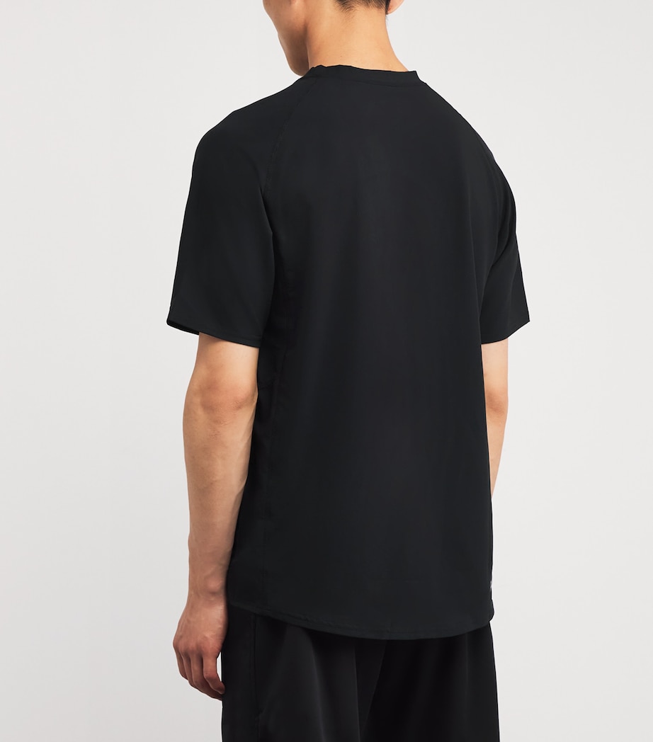 AirCon Raglan-Sleeve Playing T-Shirt BLACK Image 4