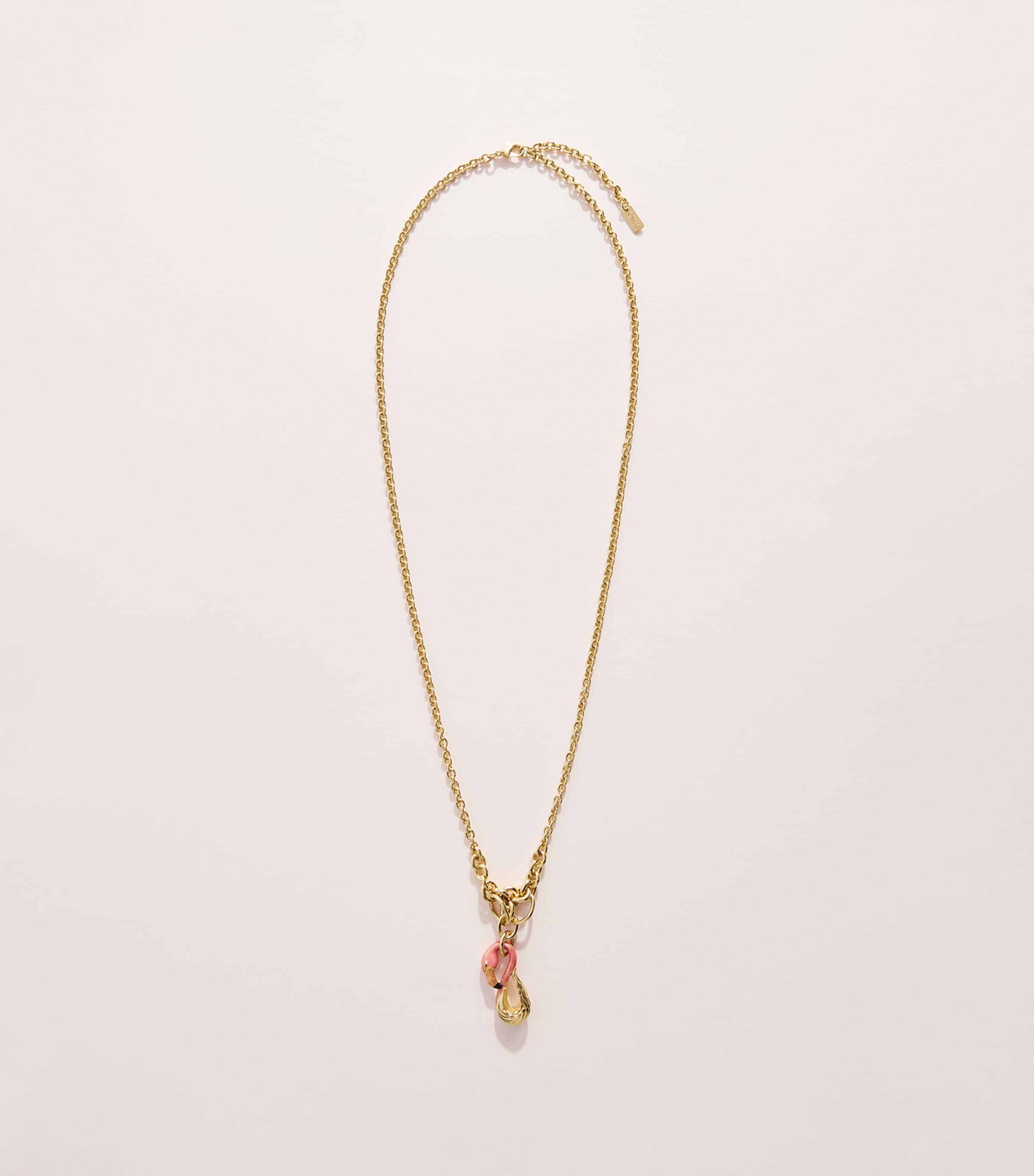 Chloé Tropicus Pendant Necklace Berry Pink Image 2