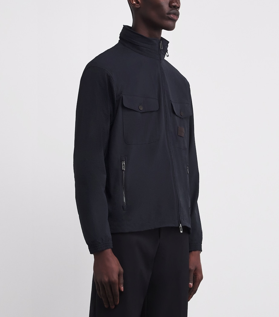 Technical Seersucker Field Jacket UB118 Image 3