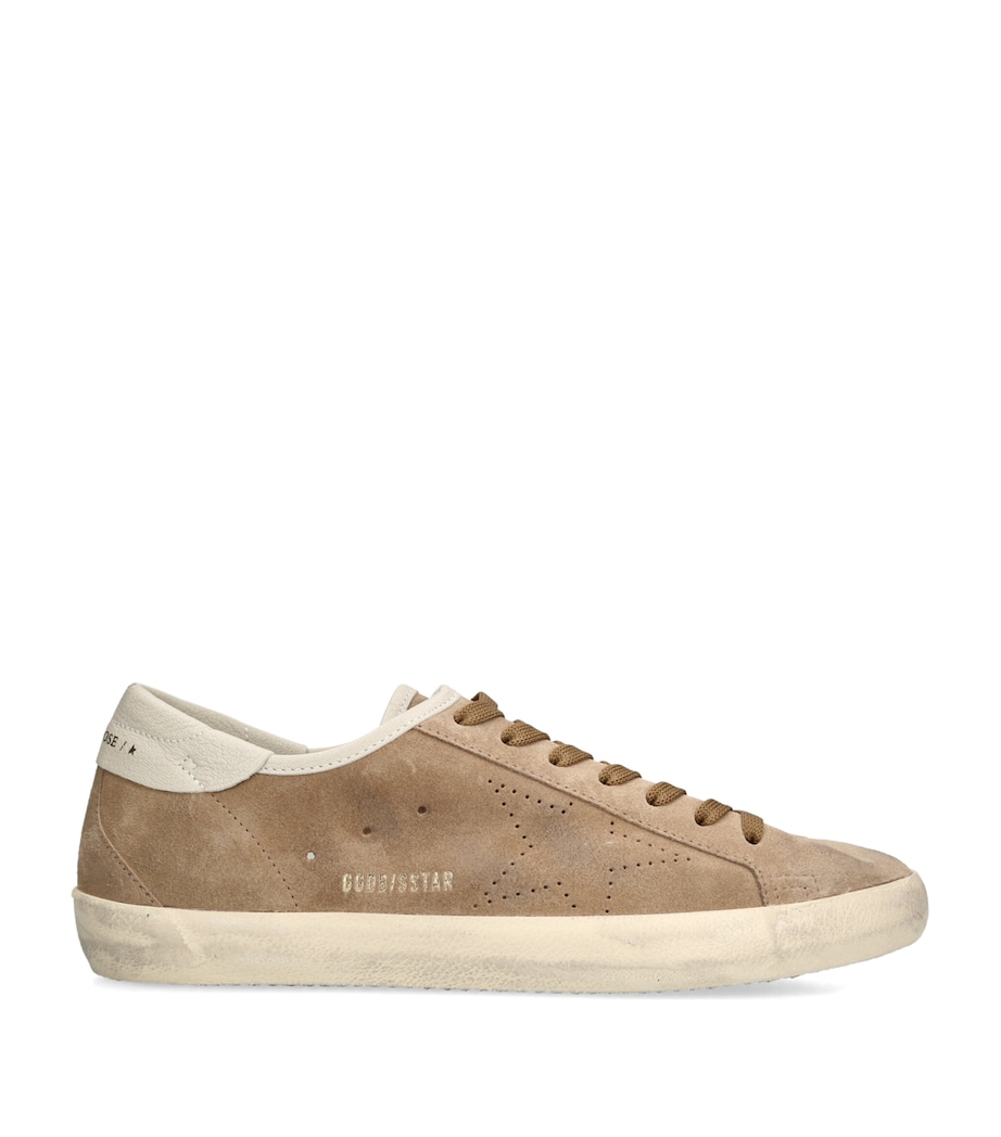 Golden Goose Suede Super-Star Sneakers Beige Image 1