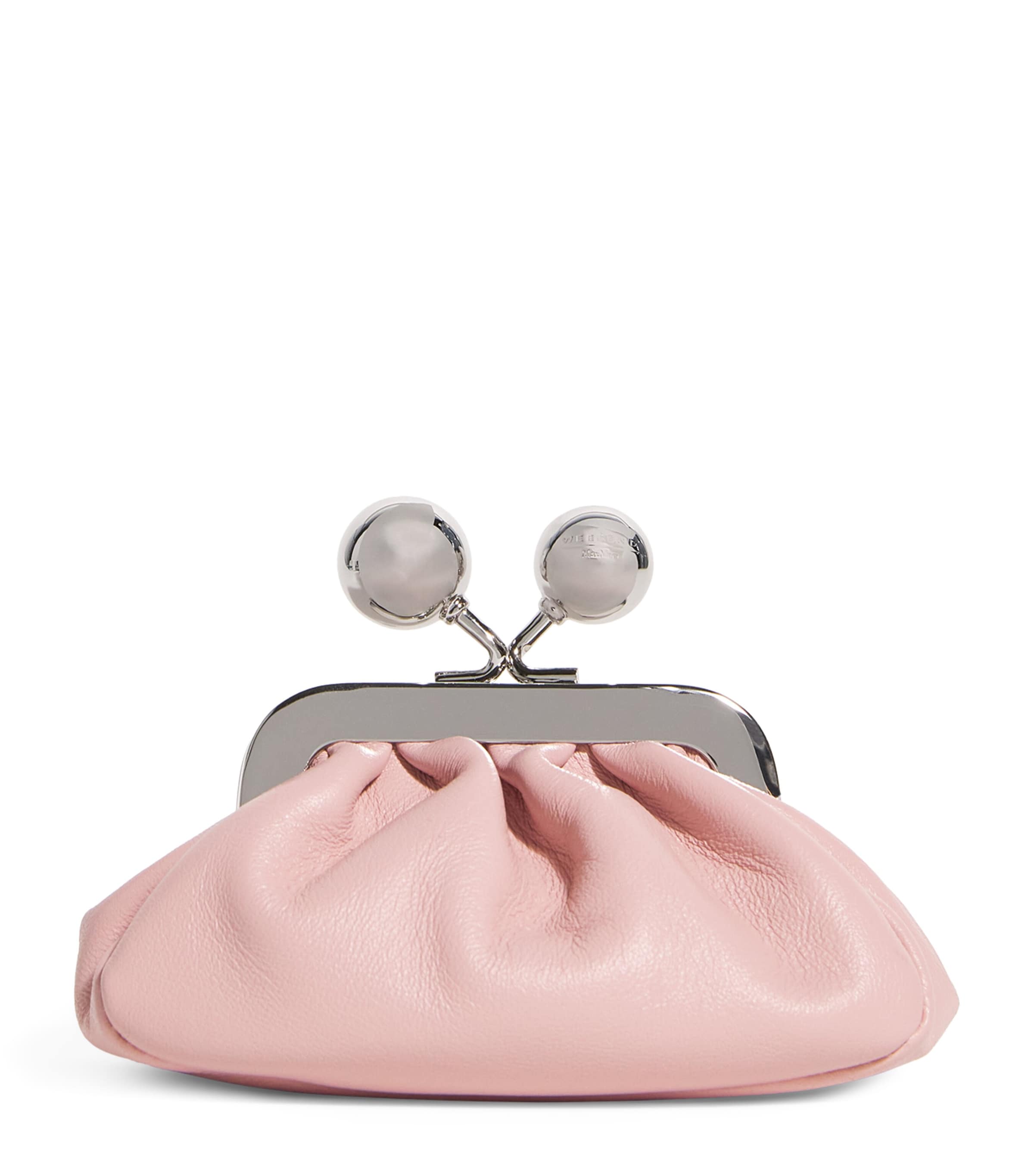 Weekend Max Mara Nappa Leather Nano Pasticcino Bag In Pink