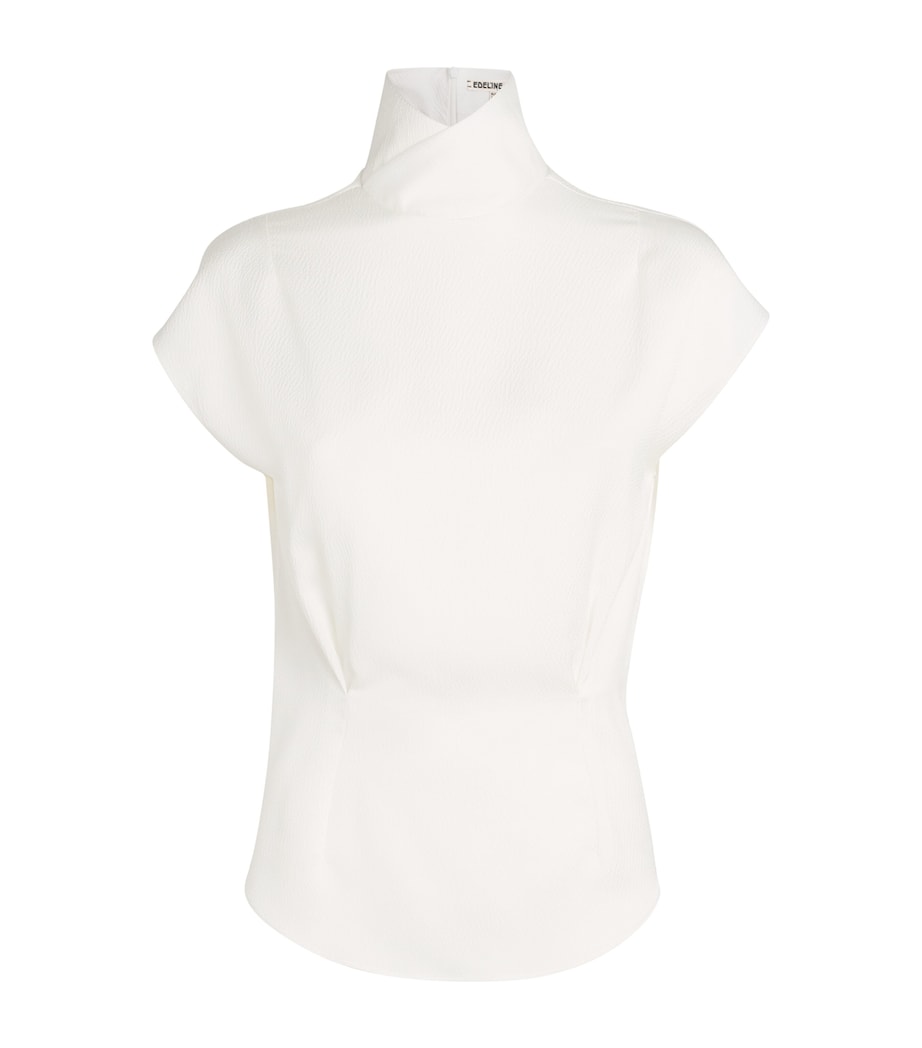 Sleeveless Tulip Blouse IVORY Image 1