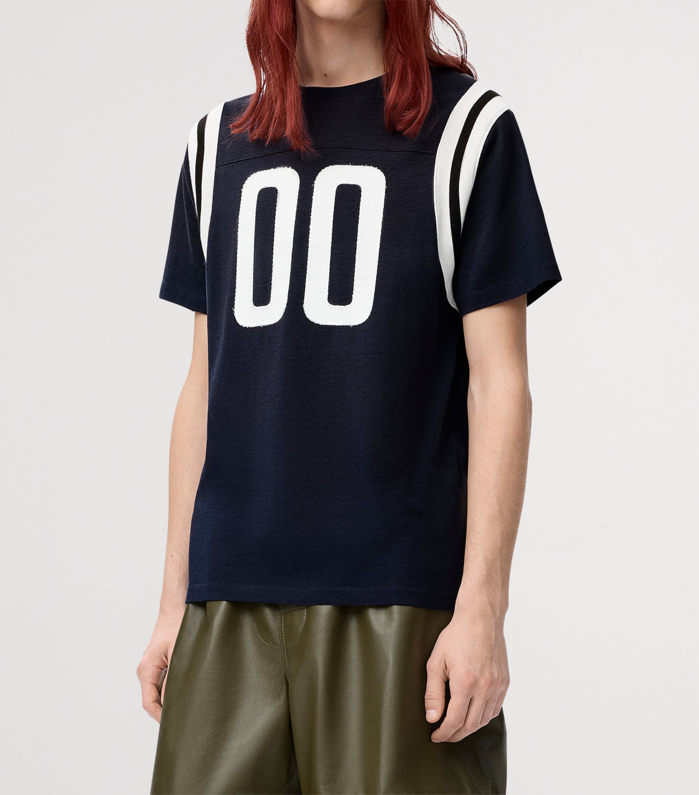 Collegiate Patch T-Shirt DARK NAVY Image 3