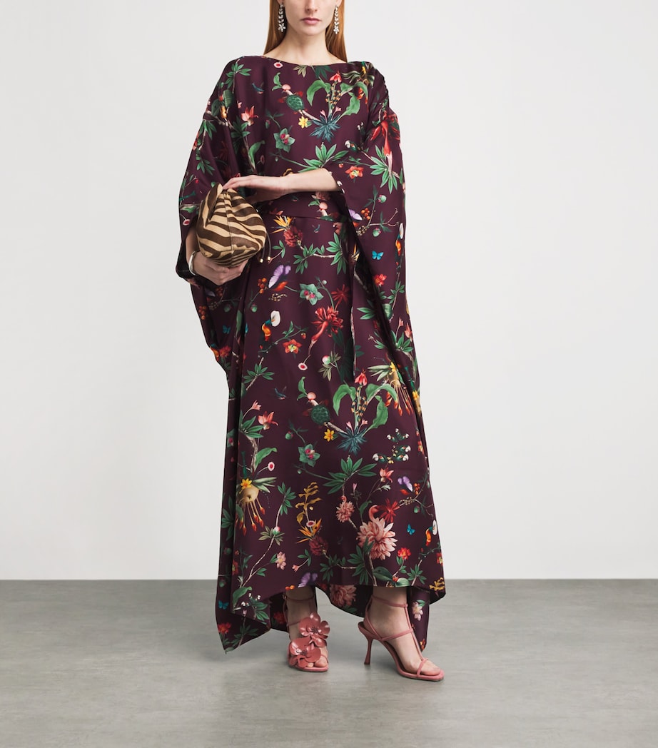 Floral Kaftan Maxi Dress RE02ZOOFLORA Image 2