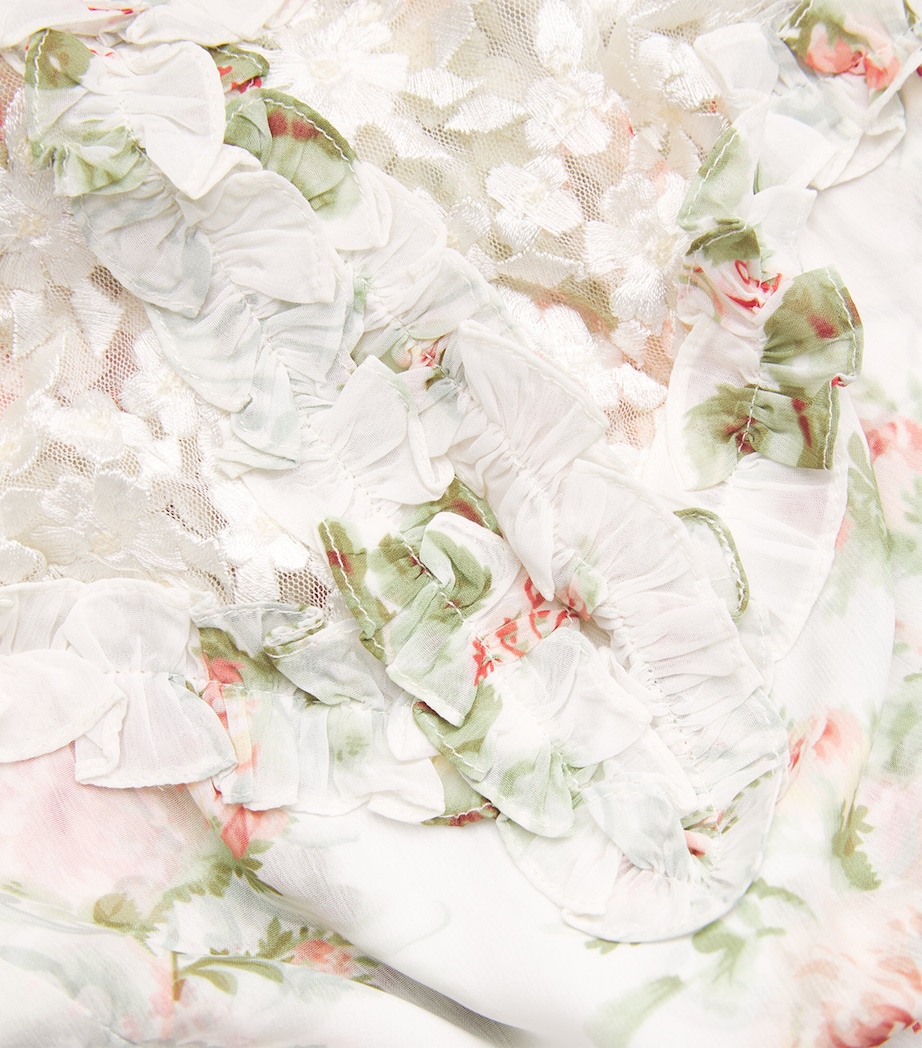 Chiffon Madame Rose Carla Maxi Dress MOONSHINE Image 5