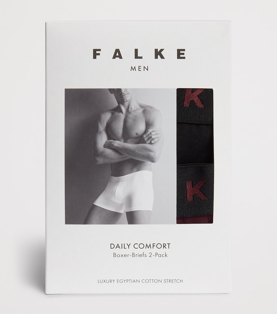 Falke Mens Egyptian Cotton Boxer Briefs (Pack of 2) Sortiment Image 4