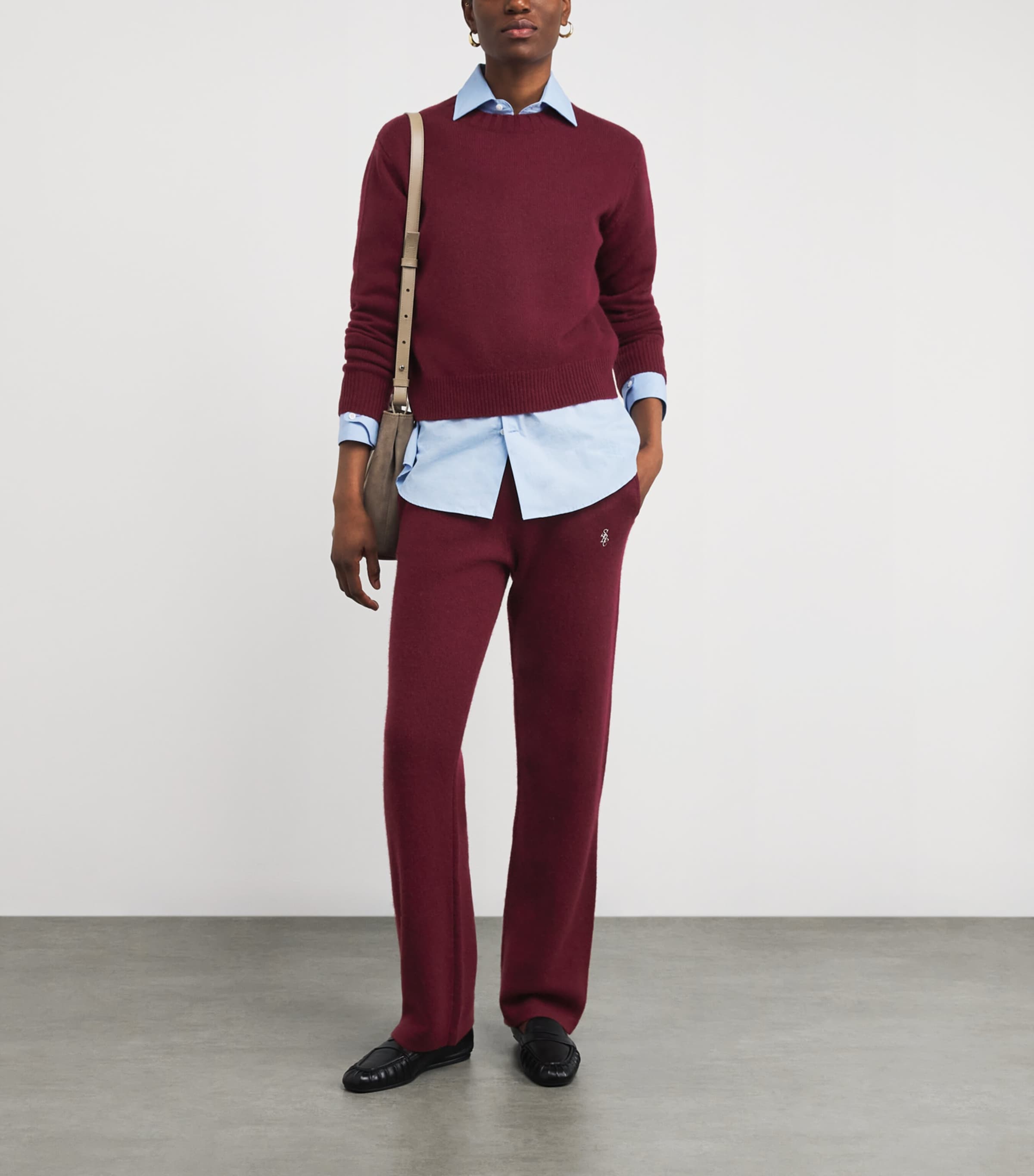 Cashmere-Wool SRC Trousers 27 MERLOT Image 2