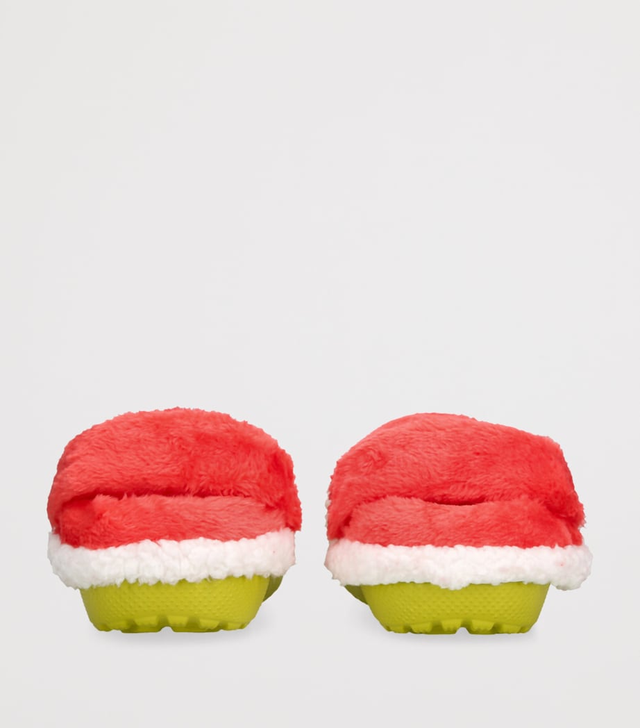 CROCS KIDS The Grinch Classic Lined Clogs Green Comb Image 2