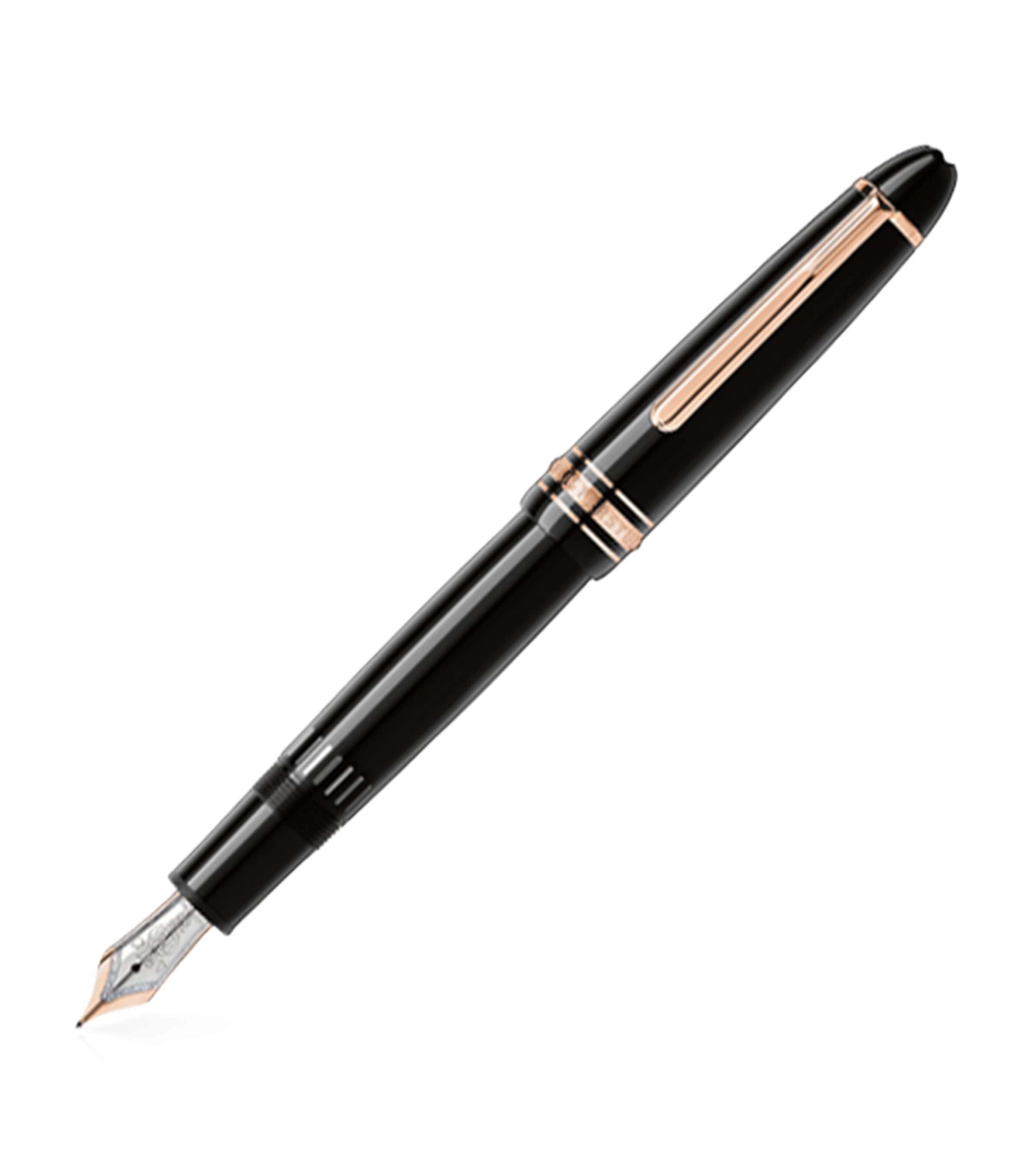 Montblanc Gold-plated Meisterstück Legrand Fountain Pen In Black