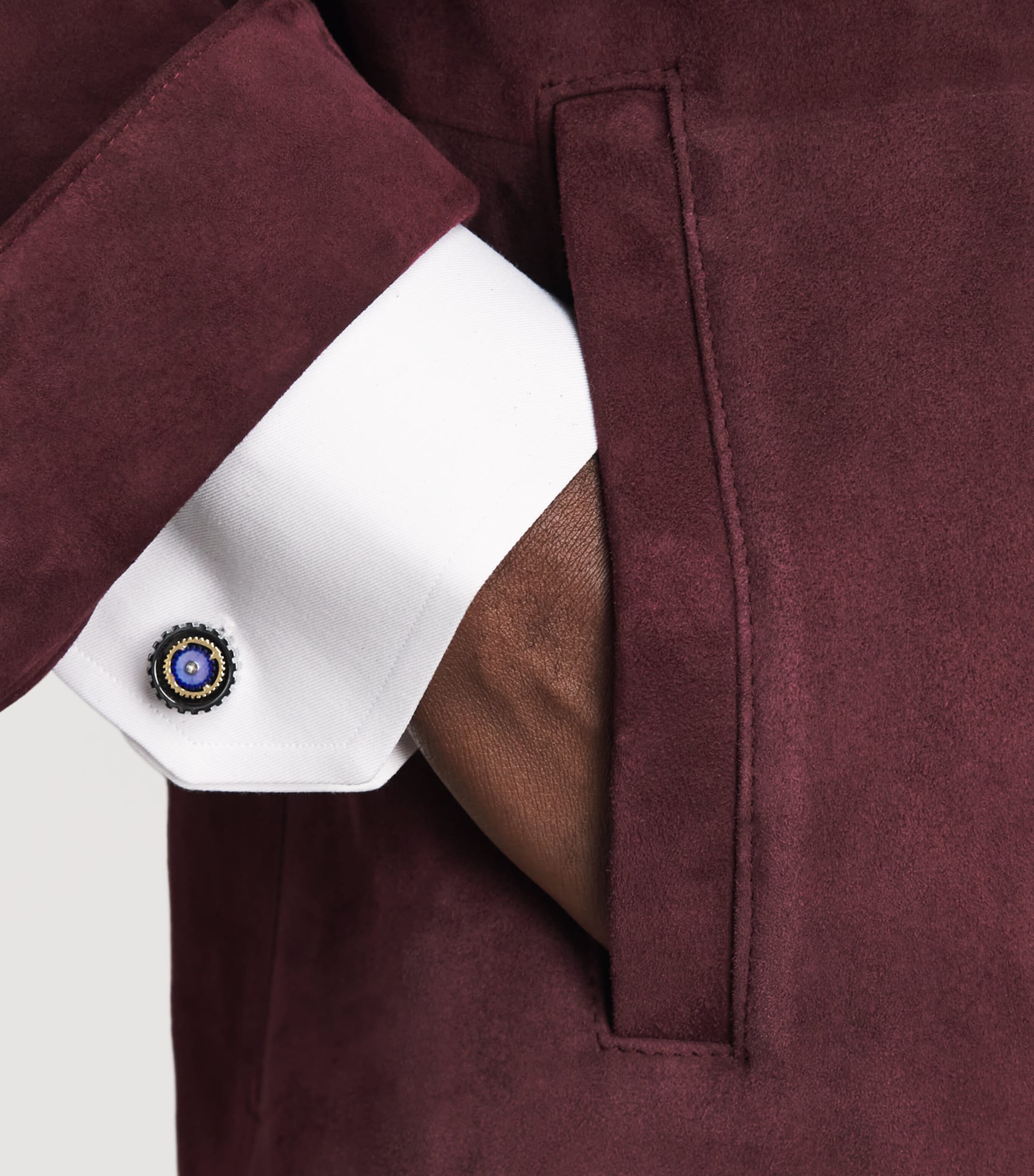 Tateossian Gear Cufflinks Black Image 2