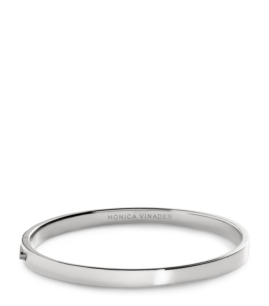 Sterling Silver Essentials Bangle STERLING SILVER Image 1