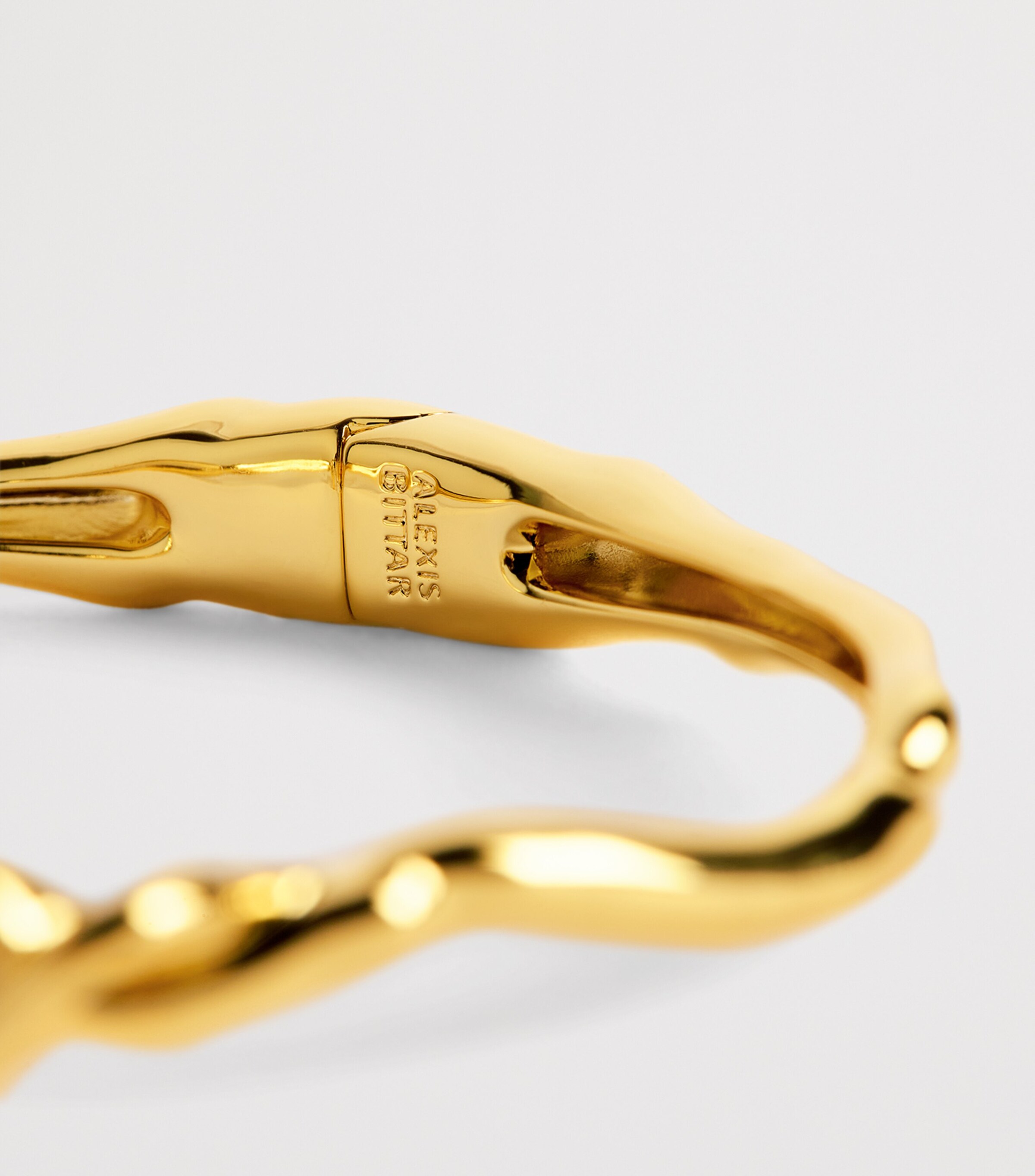 Alexis Bittar Gold-Plated Astarales Hinge Bracelet Gold Image 4