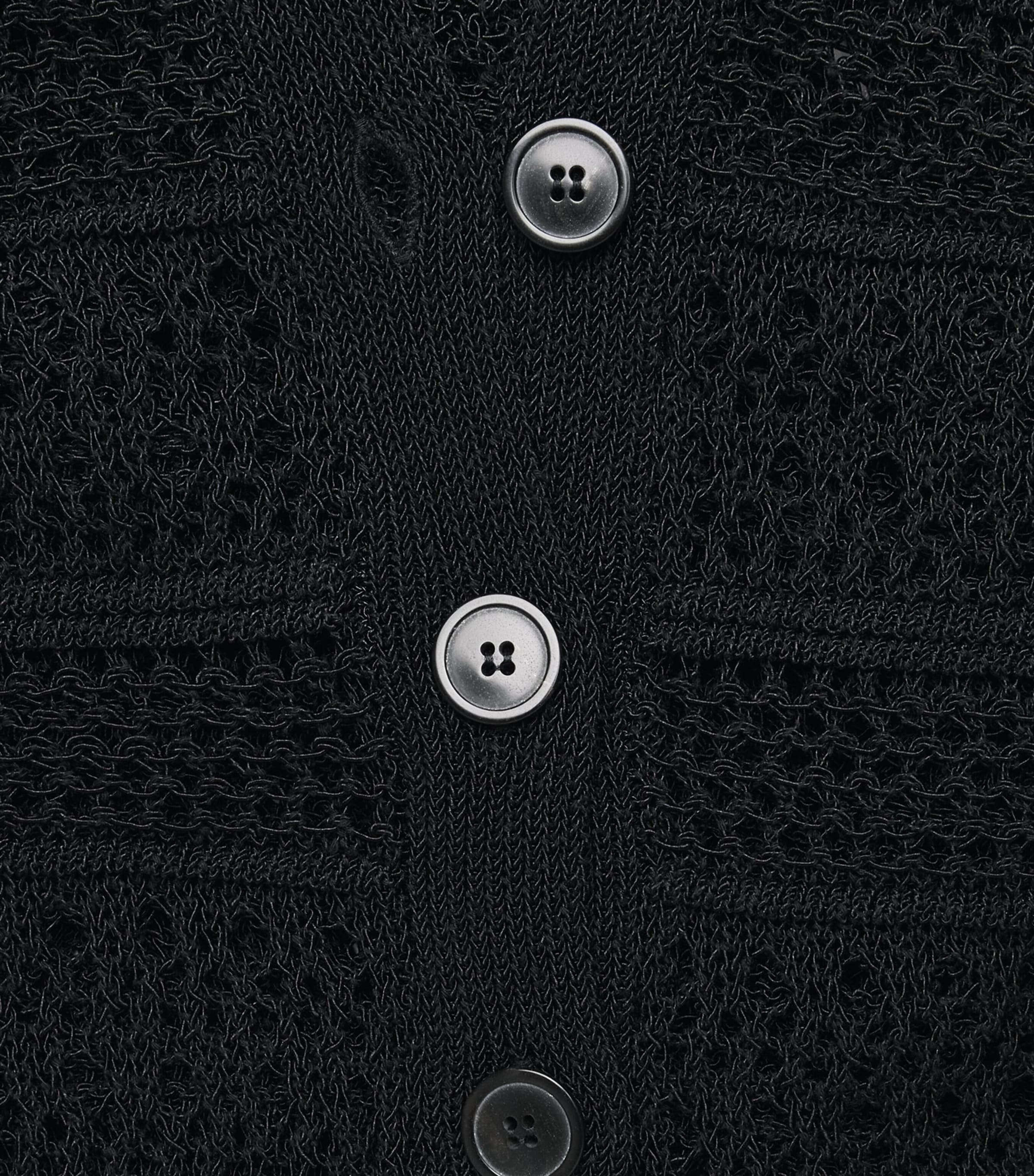 ME+EM Womens Open-Stitch Cardigan Black Image 6