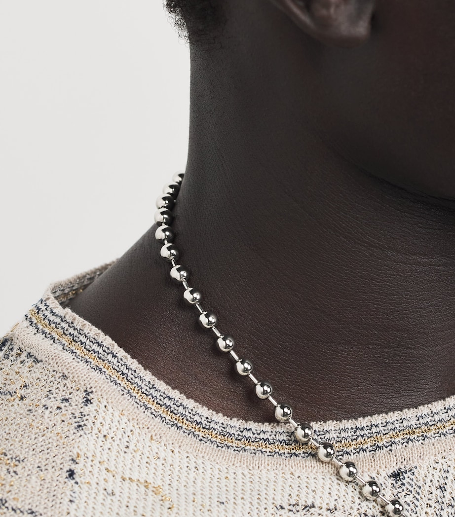 Vivienne Westwood Thames Beaded Chain Platinum Image 4