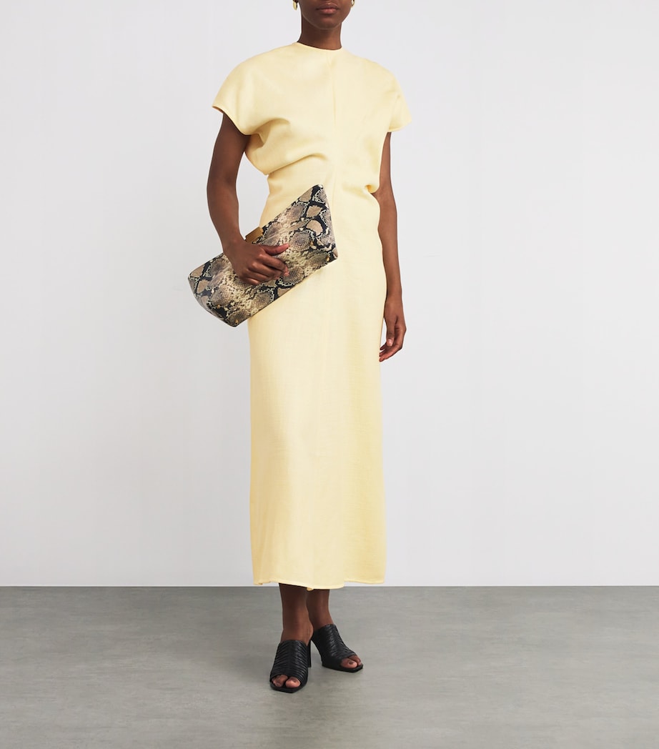 Slouch-Waist Maxi Dress 300 STRAW Image 2