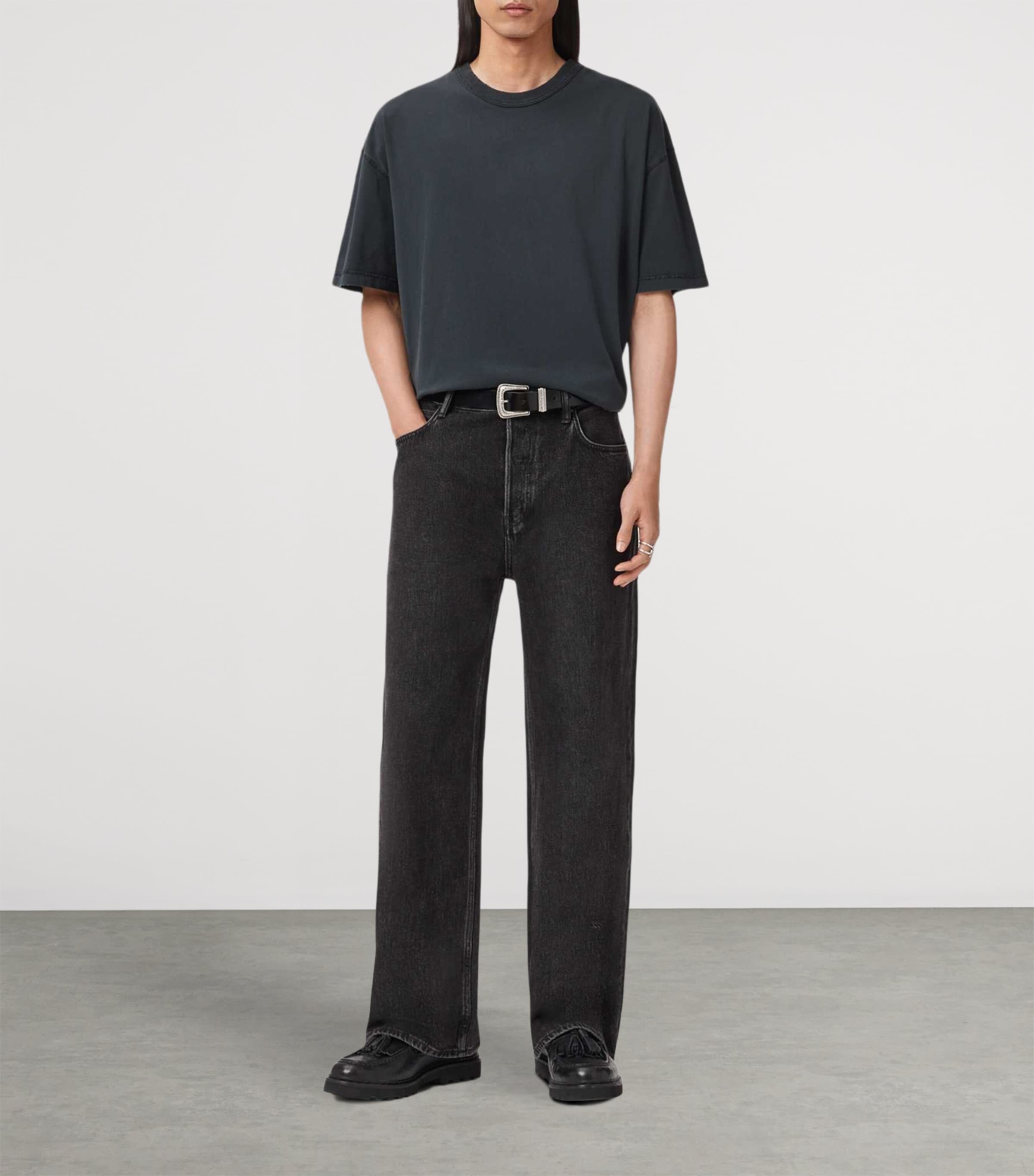 Cotton Cole T-Shirt WASHED BLACK Image 4