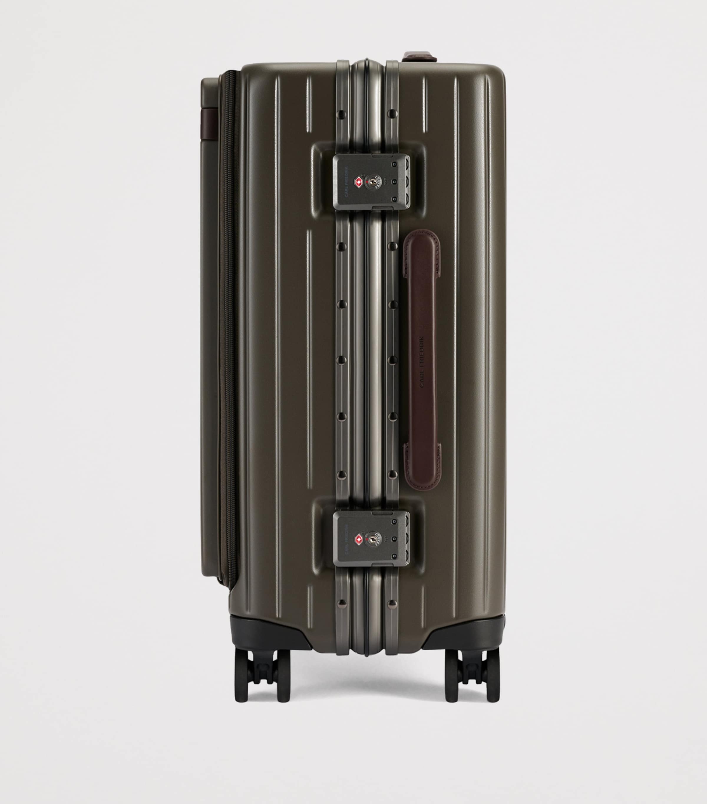 Carl Friedrik The Carry-On X Suitcase (55cm) Olive Image 3