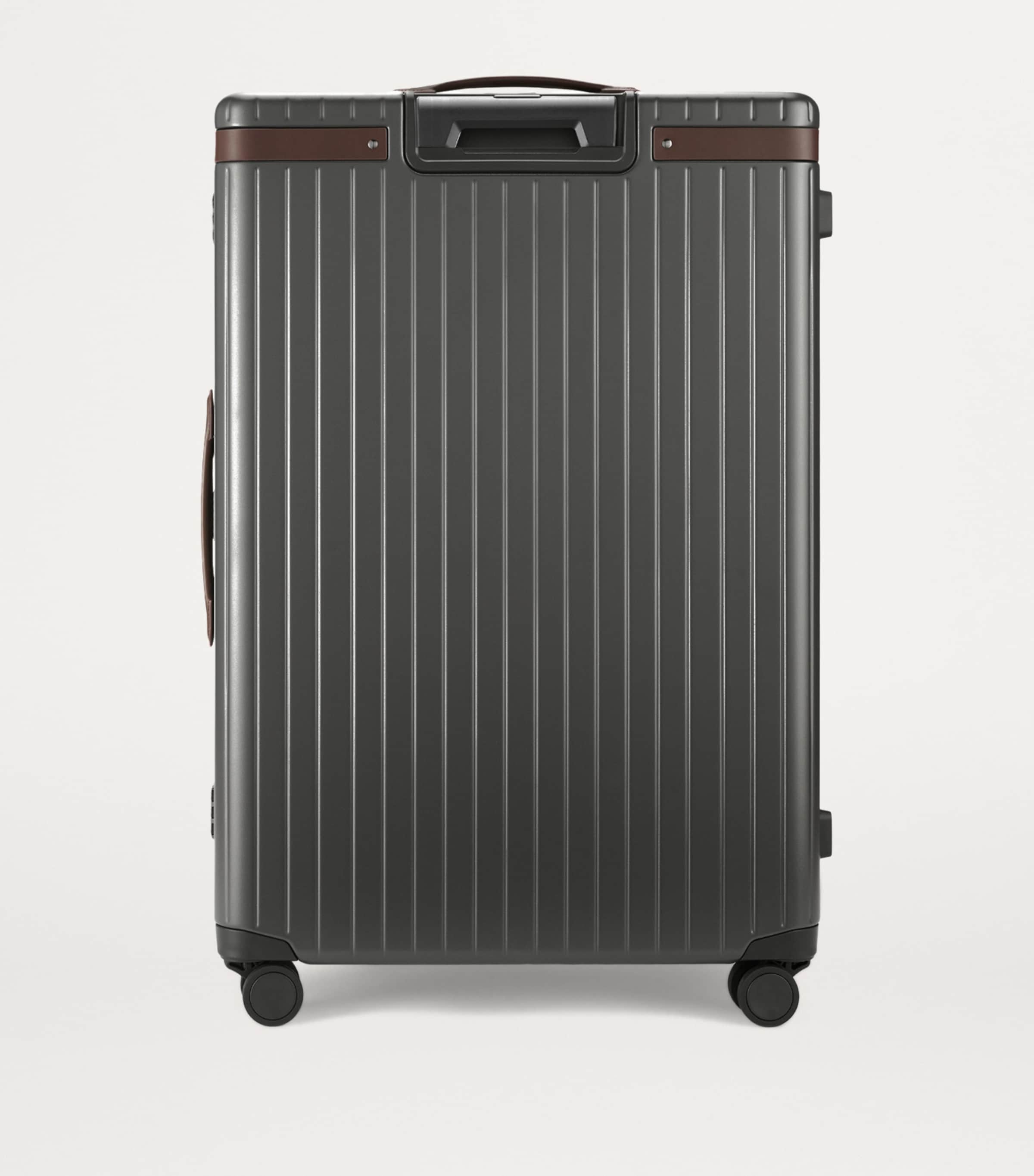 The Large Check-In Suitcase (78.5cm) GREY/ CHOCOLATE Image 3