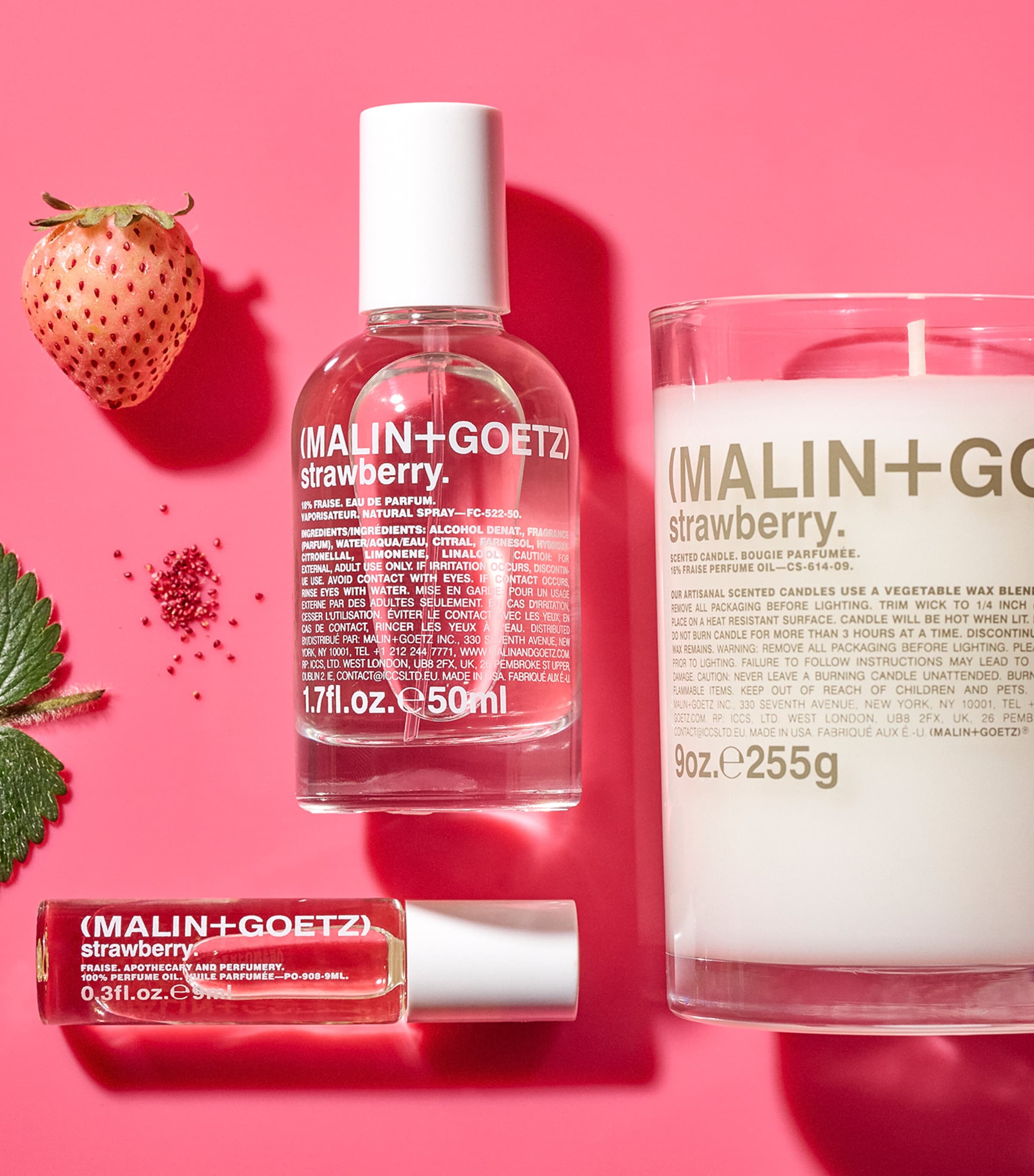 Strawberry Candle (255g) NO COLOUR Image 5