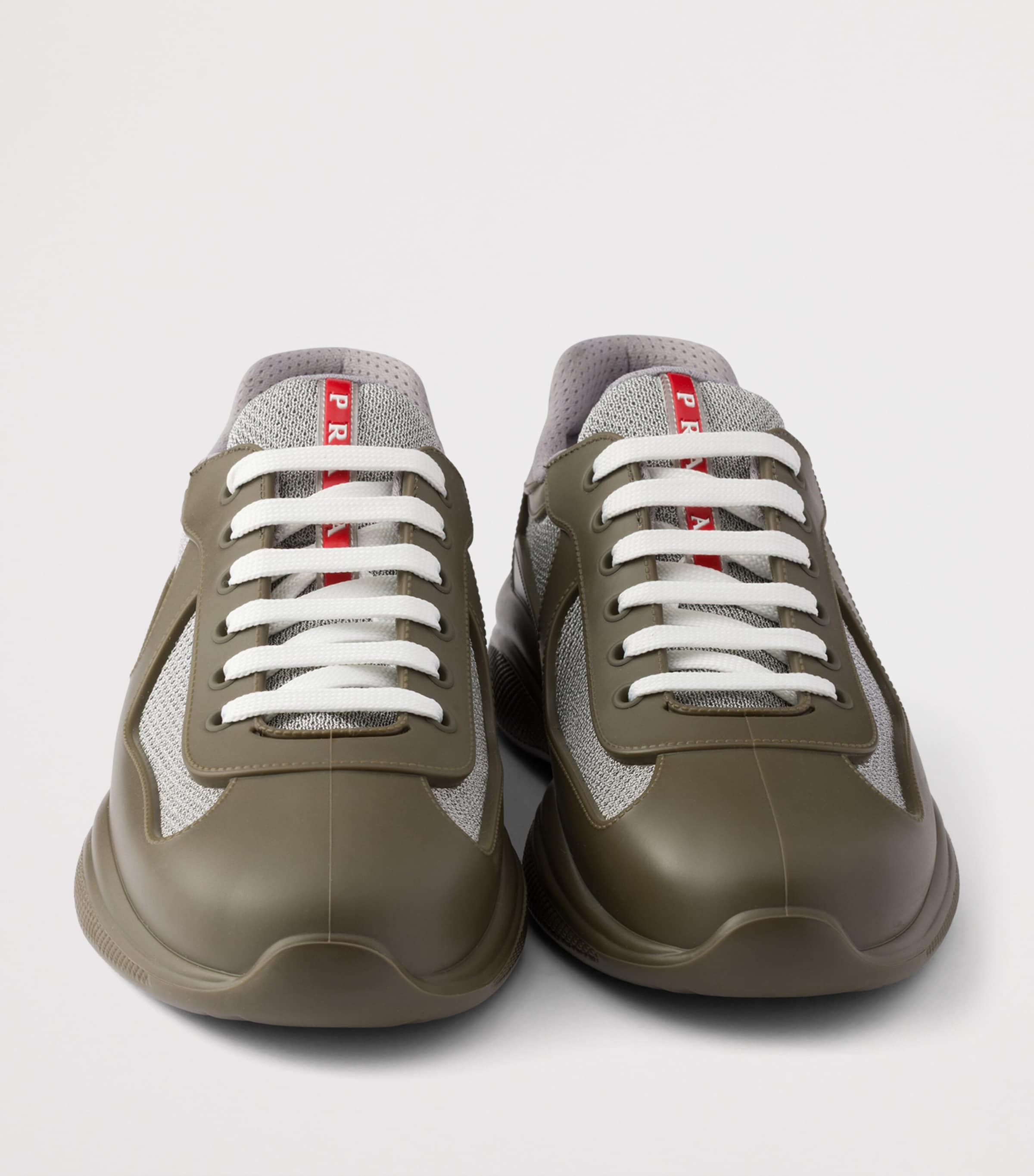 Prada Rubber America's Cup Sneakers Green Image 5