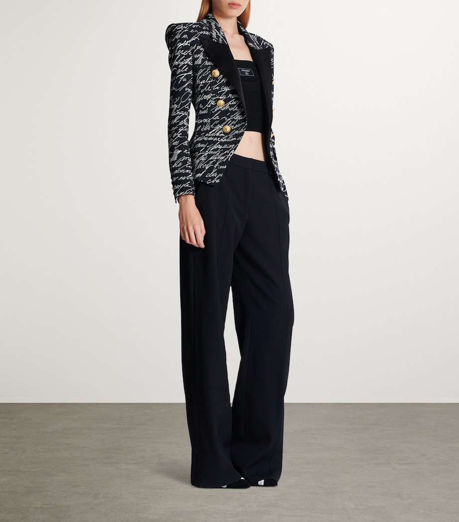 Love Letter Blazer EAB NOIR/BLANC Image 4