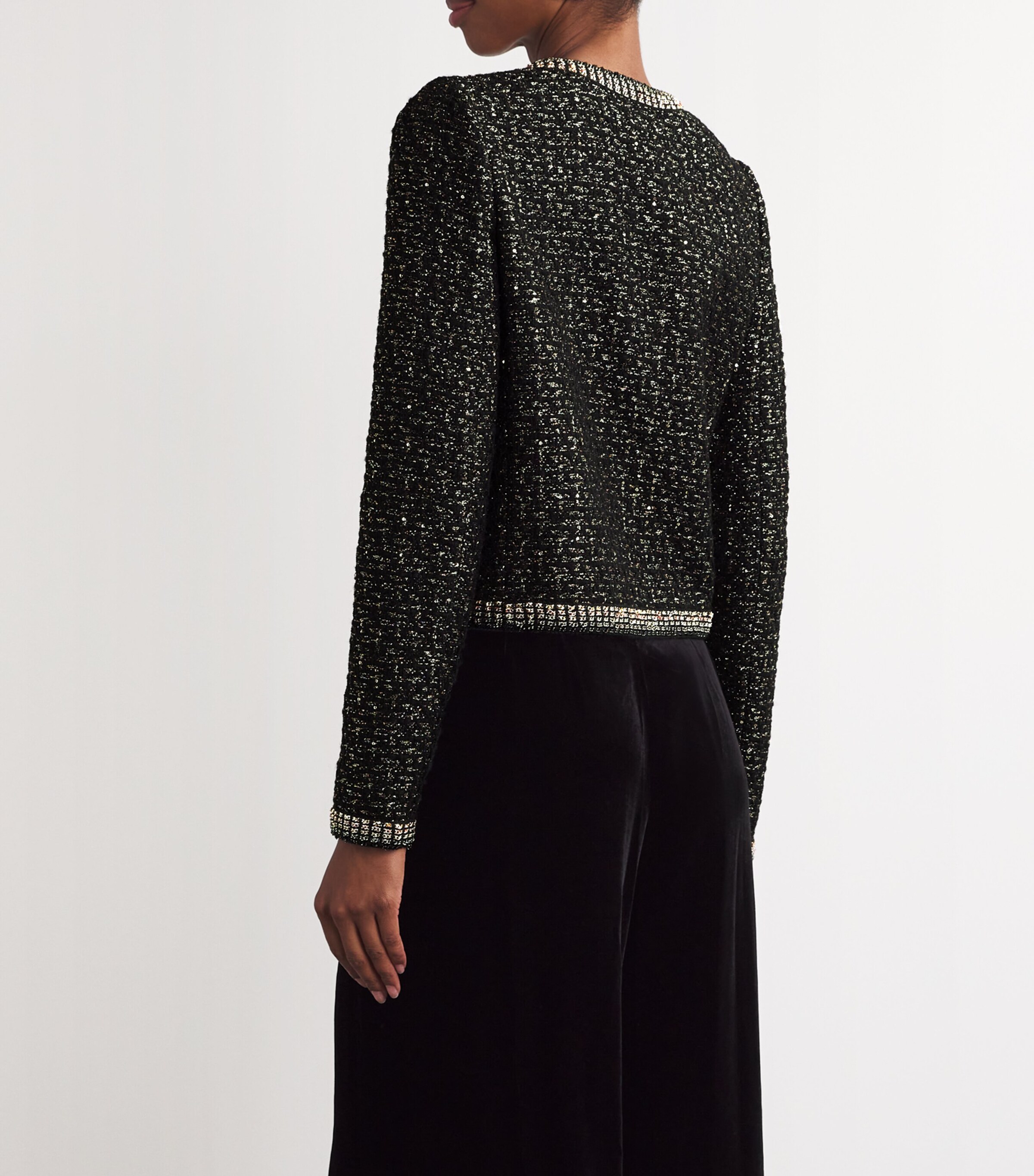 Giambattista Valli Multi Tweed Sequinned Blazer | Harrods US