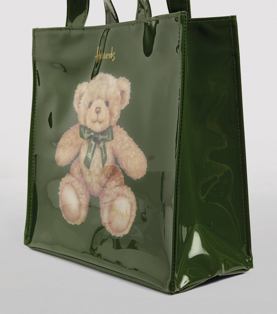 Harrods Small Jacob Bear Shopper Bag Black Image 6