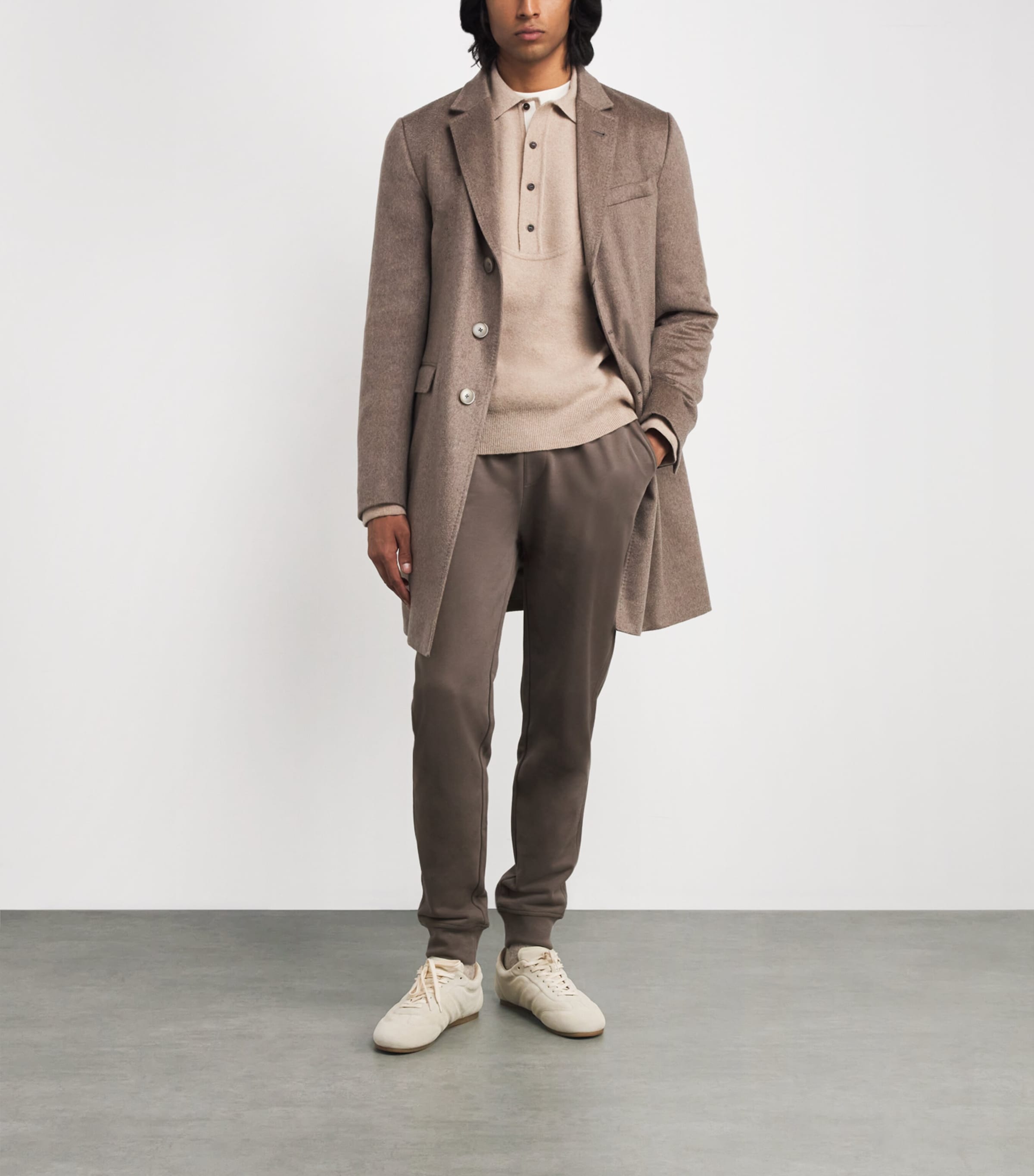 Cotton Sweatpants 42 BROWN Image 2