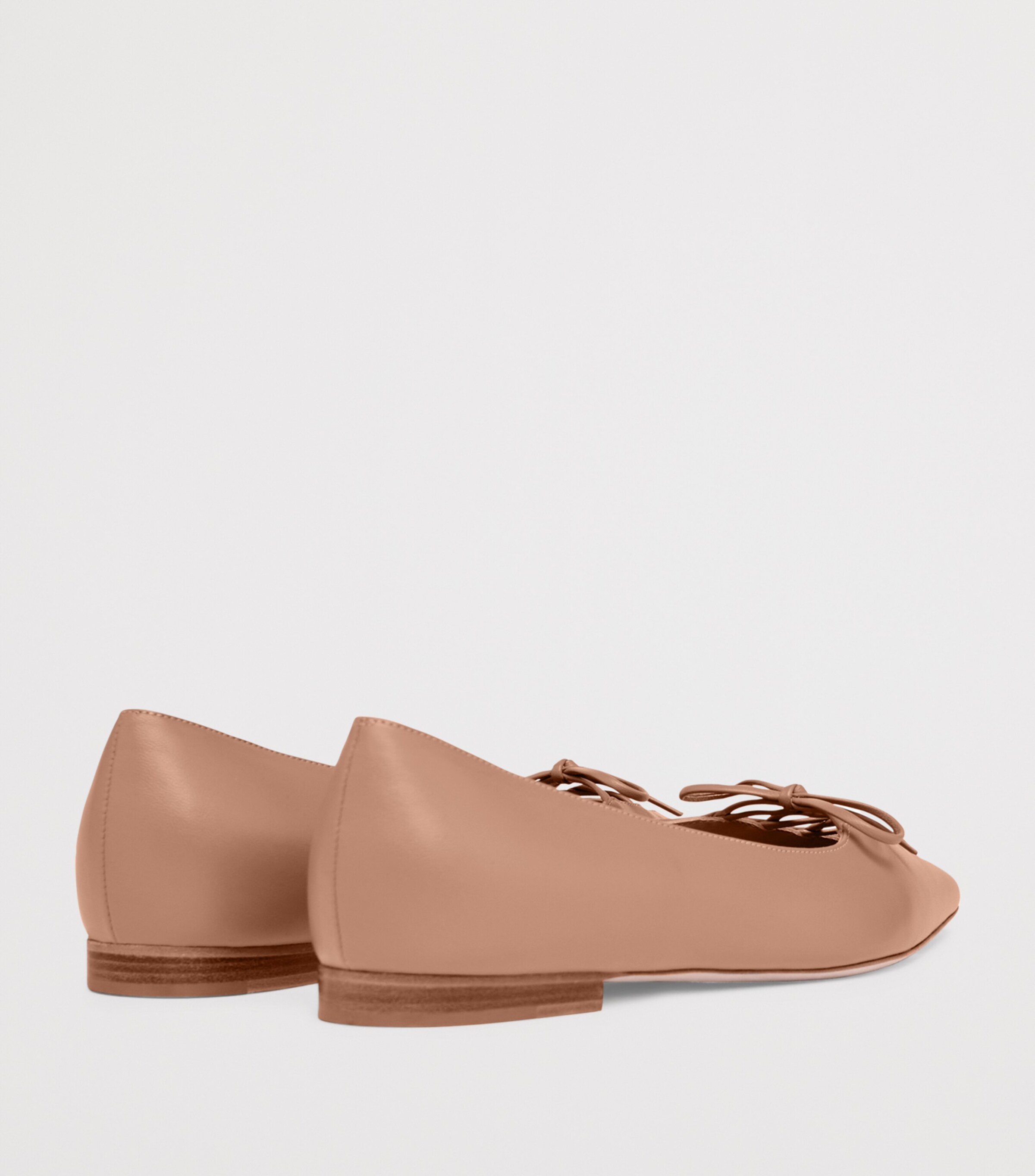 Nappa Leather Hedy Flat Pumps BLUSH Image 4