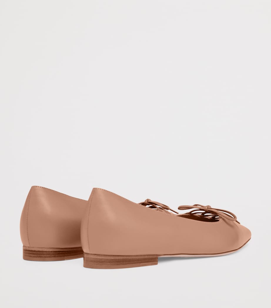Nappa Leather Hedy Flat Pumps BLUSH Image 4