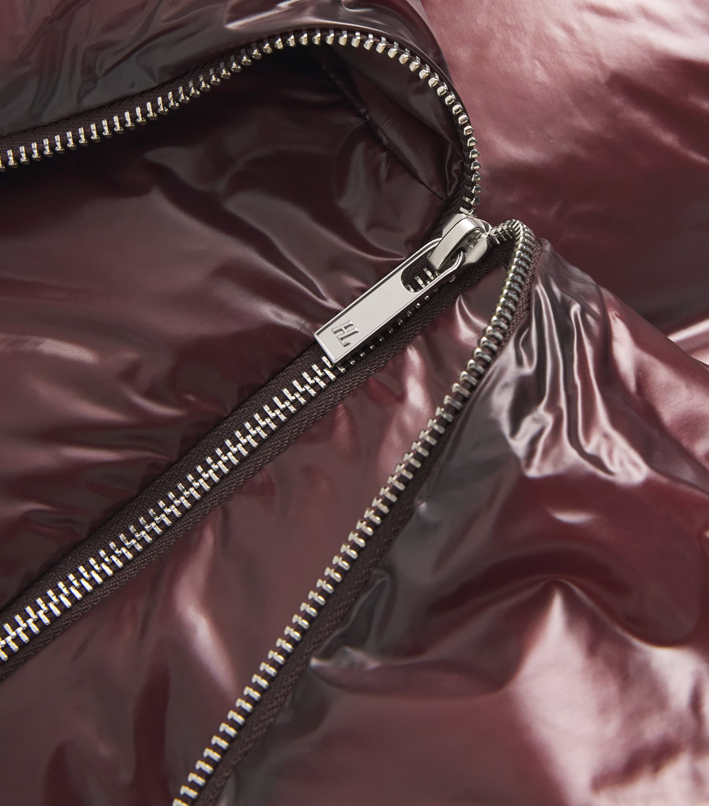 Down Apex Coat BURGUNDY - QSN Image 5