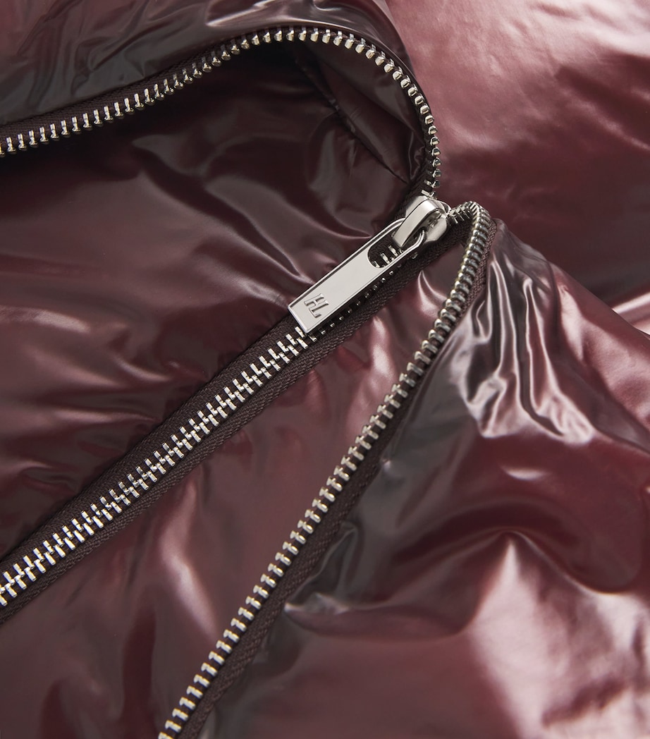 Down Apex Coat BURGUNDY - QSN Image 5