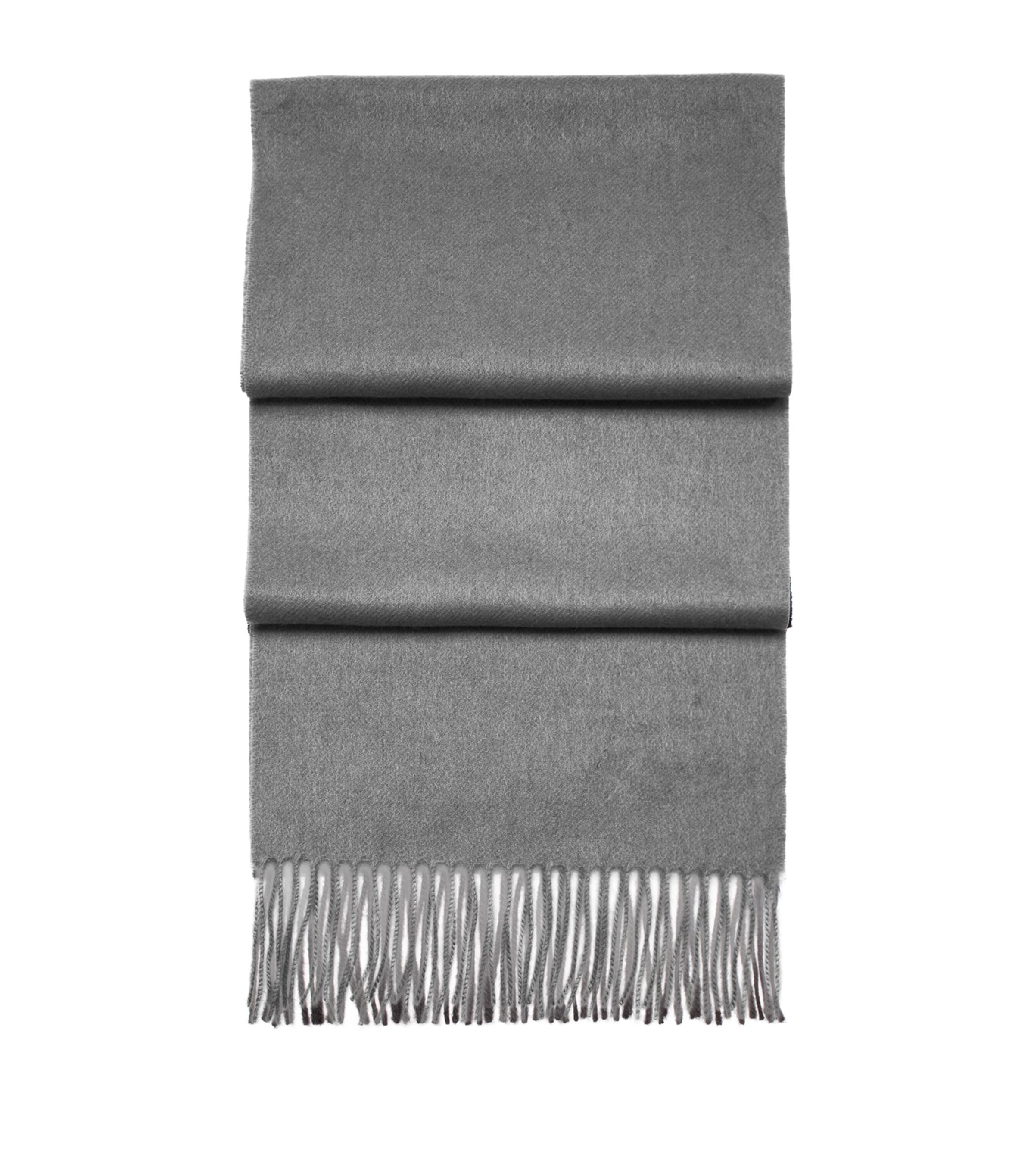 Aspinal Of London Cashmere Scarf In Grey
