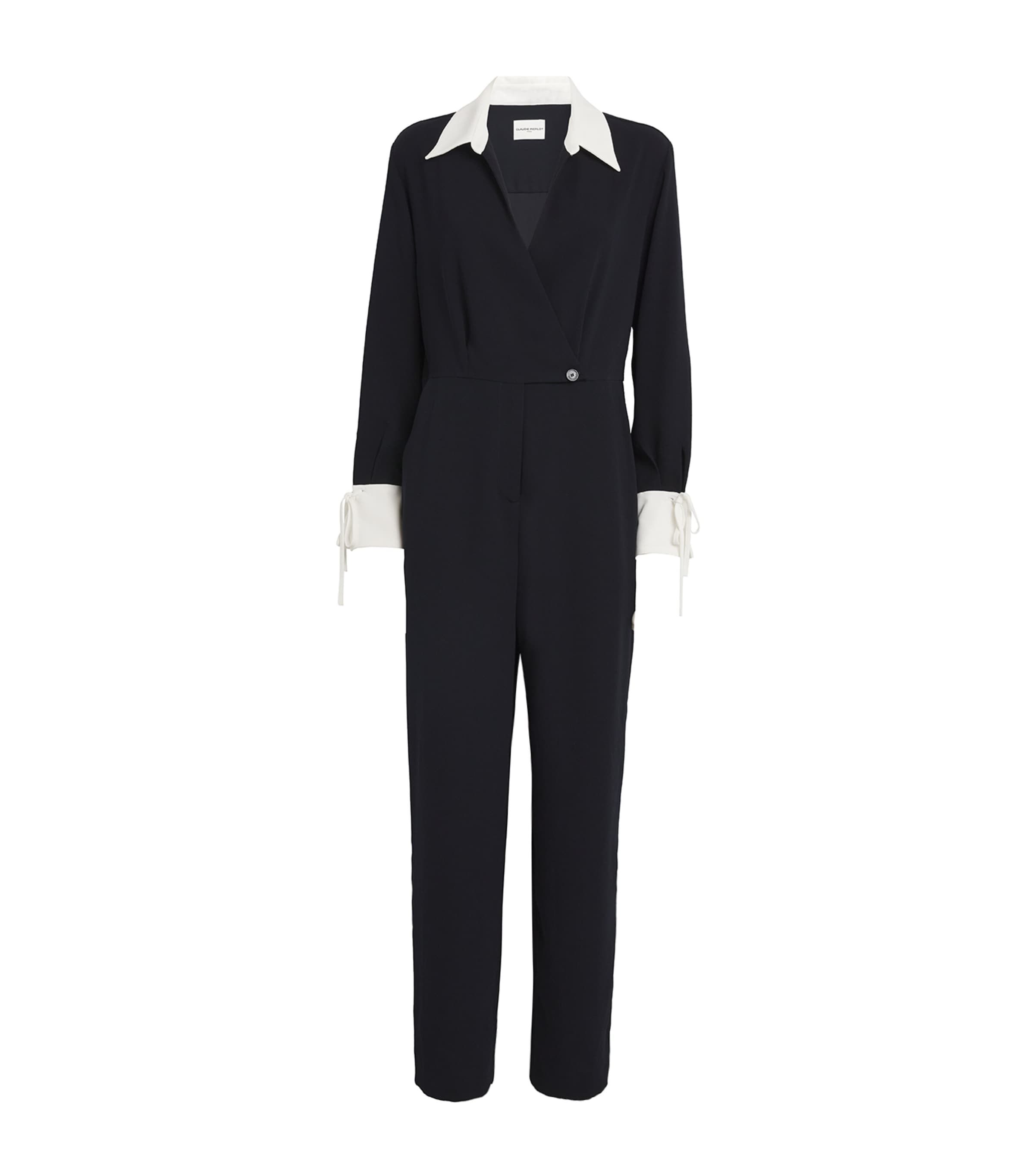 Claudie Pierlot Contrast-trim Tailored Jumpsuit