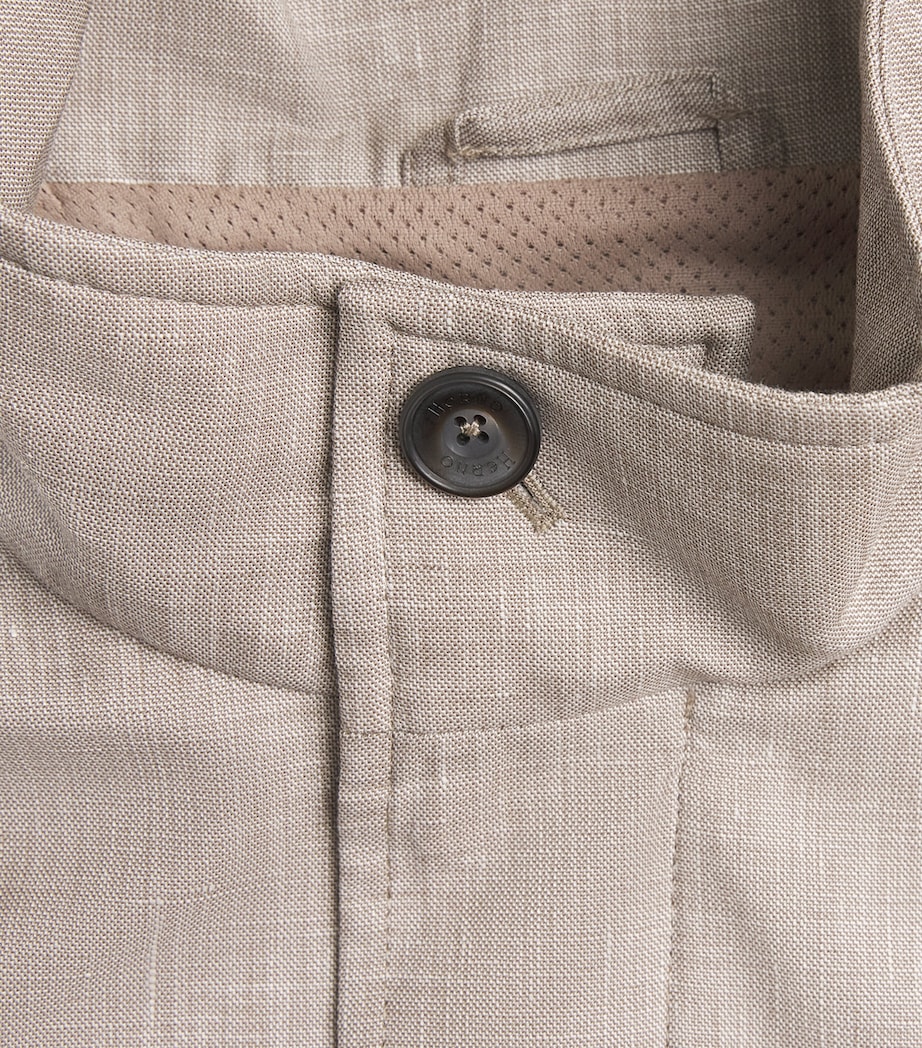 Linen-Wool-Silk Jacket 1985CHANTILLY Image 6