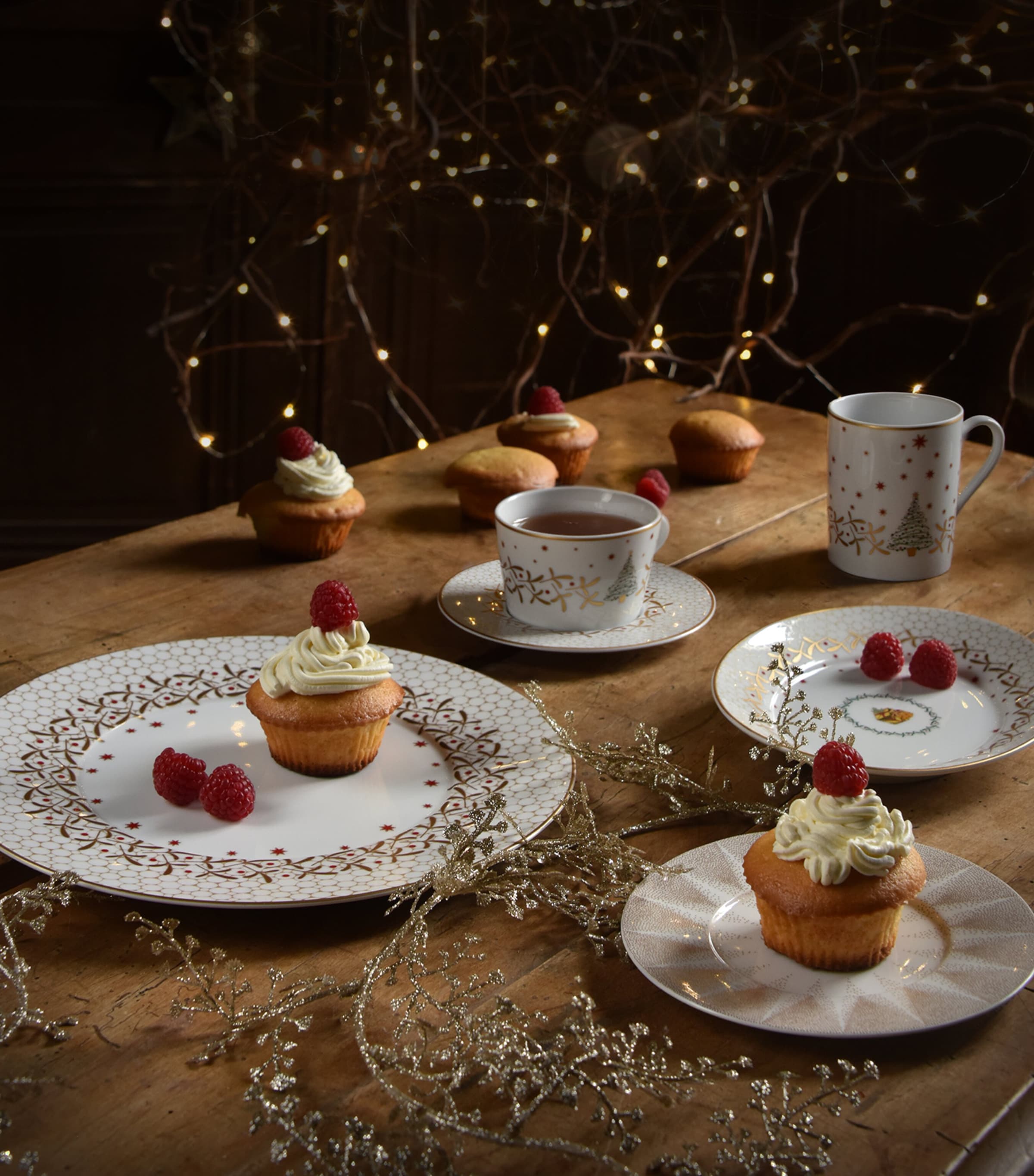 Noël Bread and Butter Plate (16cm) MULTICOLORE Image 2